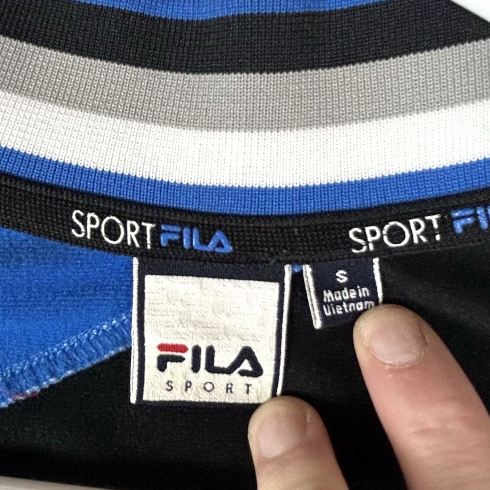 Fila Fila Sport Italia Full Zip Jacket Mens Small Long Sleeve Colorblock Soccer L/S Size US S / EU 44-46 / 1 - 4 Thumbnail