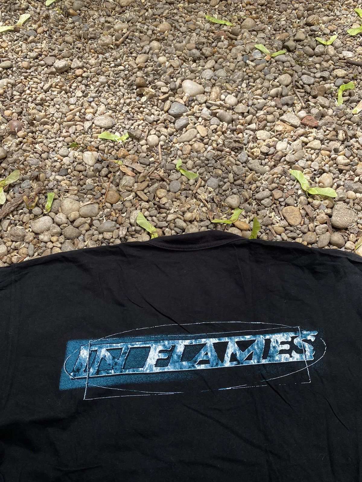 Band Tees × Vintage Vintage In Flames Rock Dark Metal T-Shirt Size US XL / EU 56 / 4 - 7 Thumbnail
