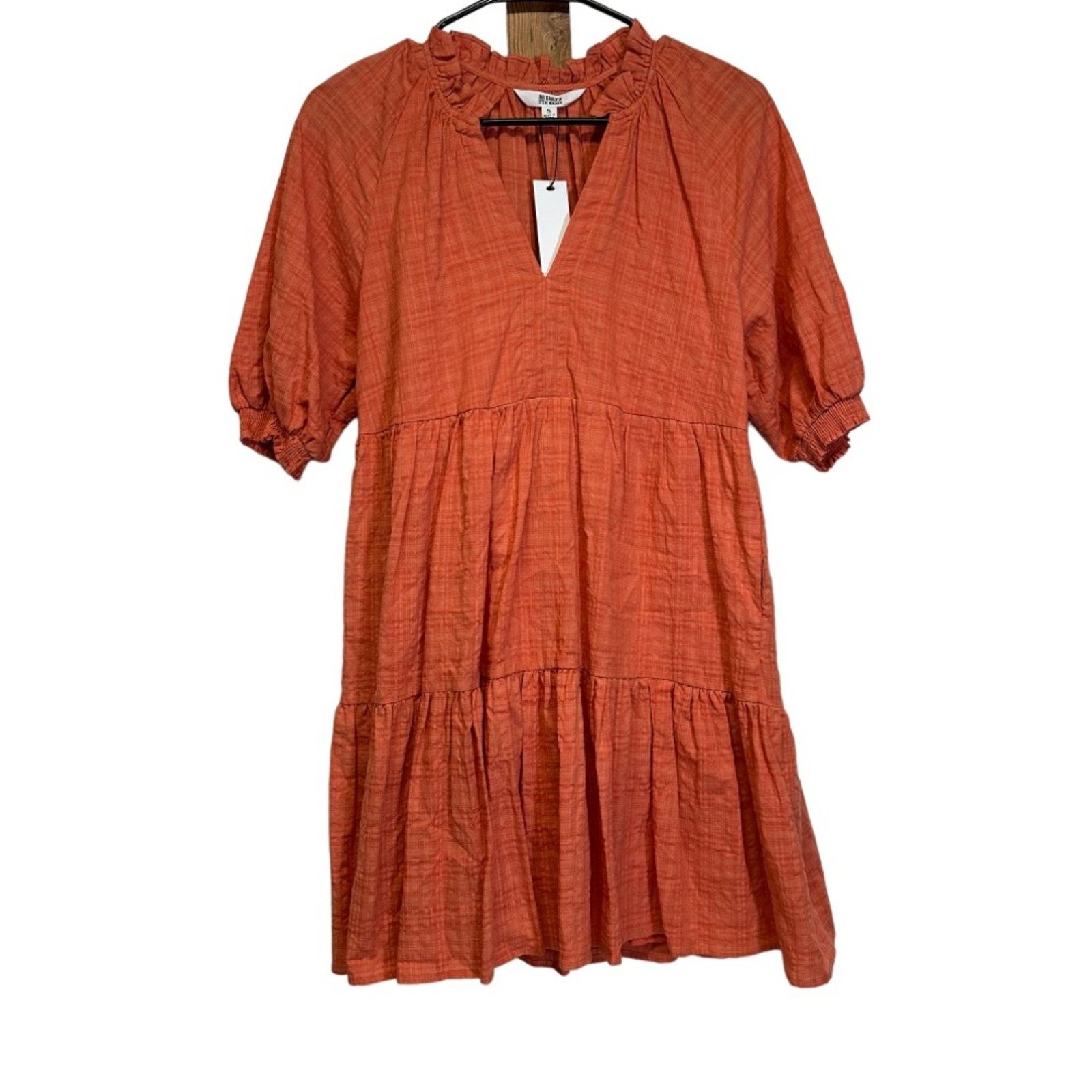 BB Dakota BB Dakota by Steve Madden Hustle and Glow Coral Mini Dress Size S / US 4 / IT 40 - 3 Thumbnail