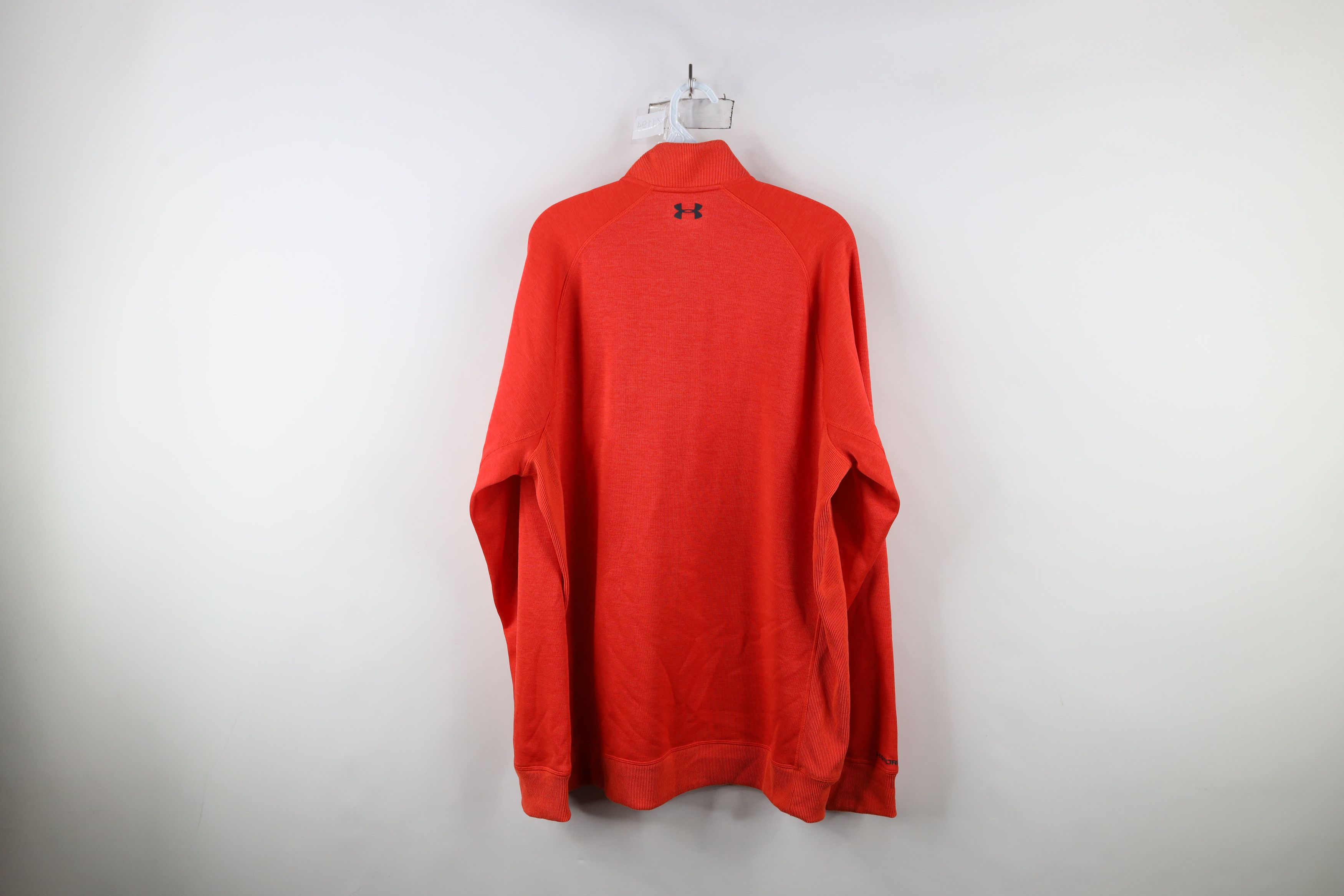 Under Armour × Vintage Under Armour Storm Half Zip Fleece Lined Sweater Orange Size US L / EU 52-54 / 3 - 9 Thumbnail