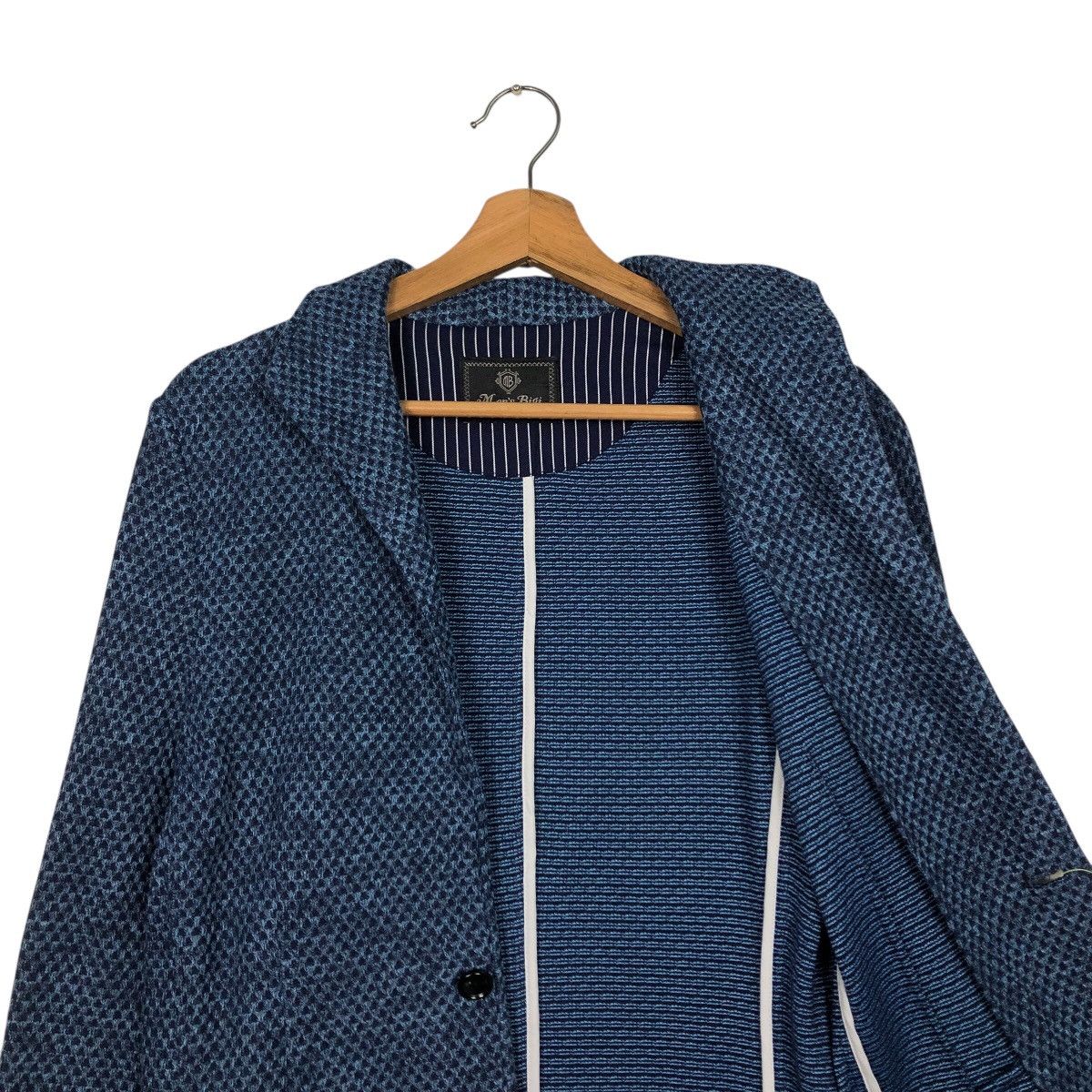 Japanese Brand Men’s Bigi Japan Knit Jacket – Textured Navy Size US M / EU 48-50 / 2 - 13 Thumbnail