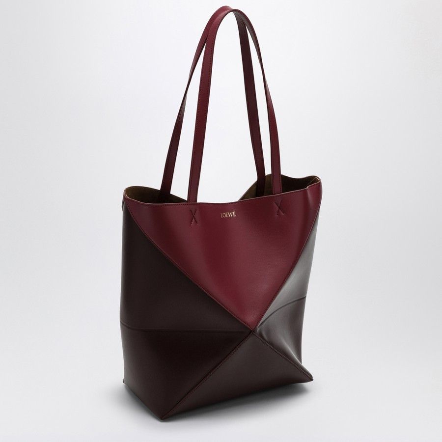 Loewe o1d2blof0824 Size: OS / Puzzle Fold Tote Bag in Burgundy Size ONE SIZE - 2 Thumbnail