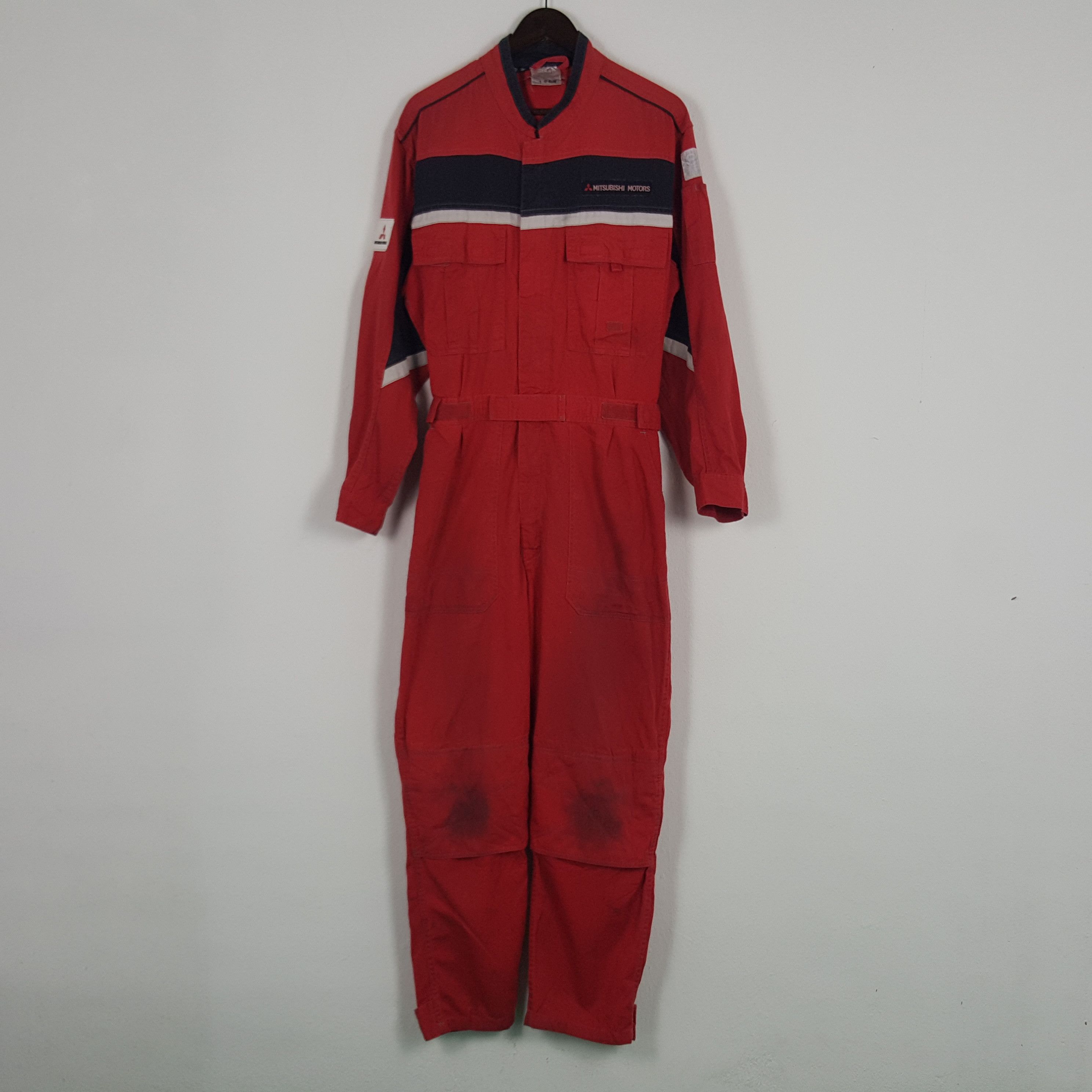 Japanese Brand × Vintage Vintage Mitsubishi Motors Service Staff Coverall Jacket Size US M / EU 48-50 / 2 - 4 Thumbnail