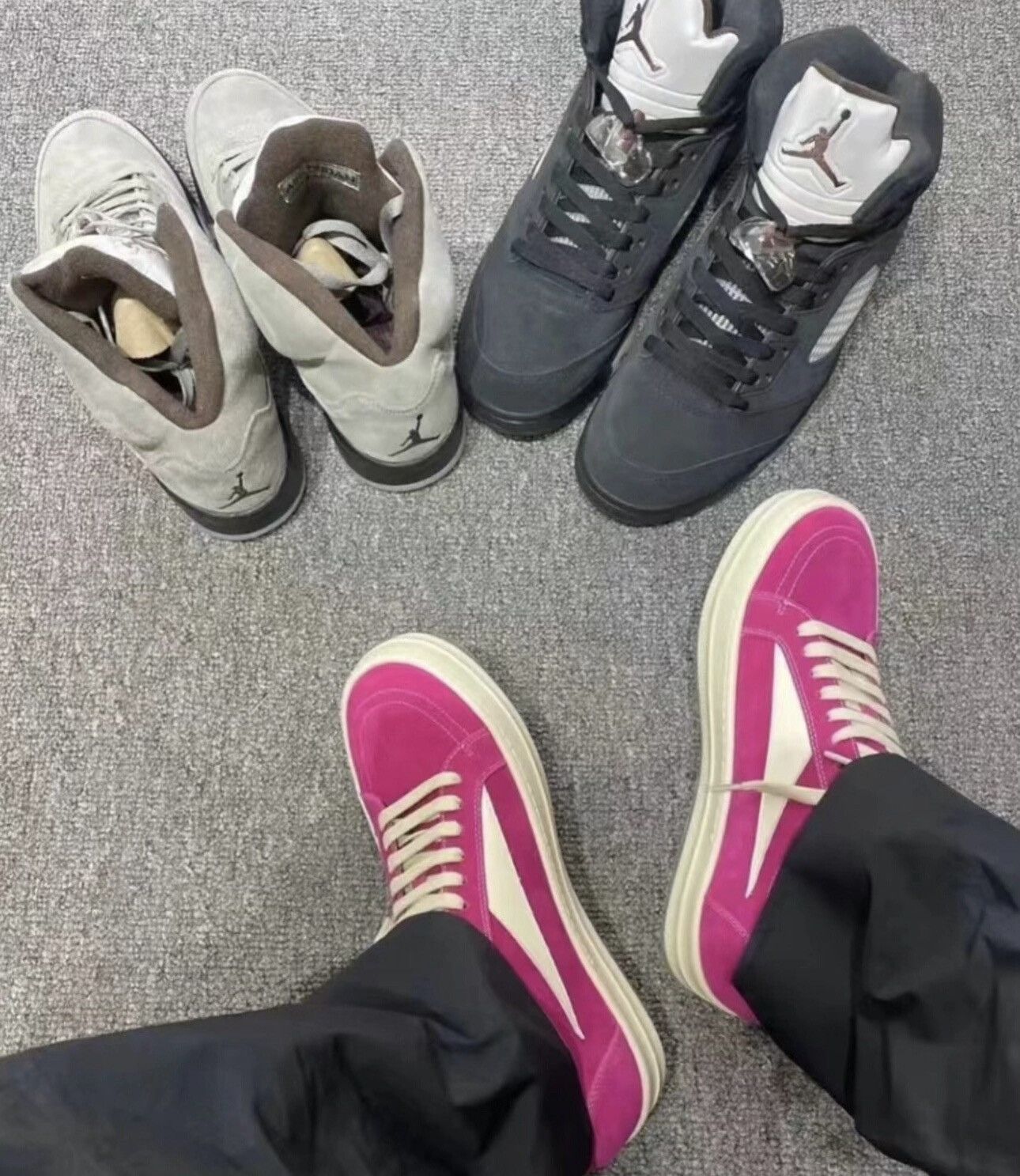 Rick Owens Rick Owens Mainline Suede"Strawberry Pink"Low-Top Sneakers Size US 8 / EU 41 - 6 Thumbnail
