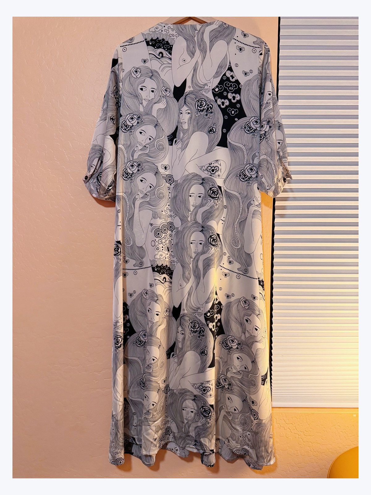 Other MYTRENDS Surreal Art Print Wrap Midi Dress Women’s XL Size XL / US 12-14 / IT 48-50 - 8 Thumbnail