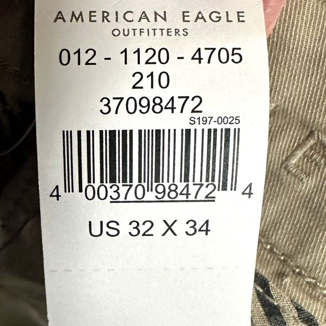 Vintage VINTAGE American Eagle Khaki Pants Men 32X34 Beige Slim Fit Destroyed Stretch Casual NEW Size US 32 / EU 48 - 7 Thumbnail