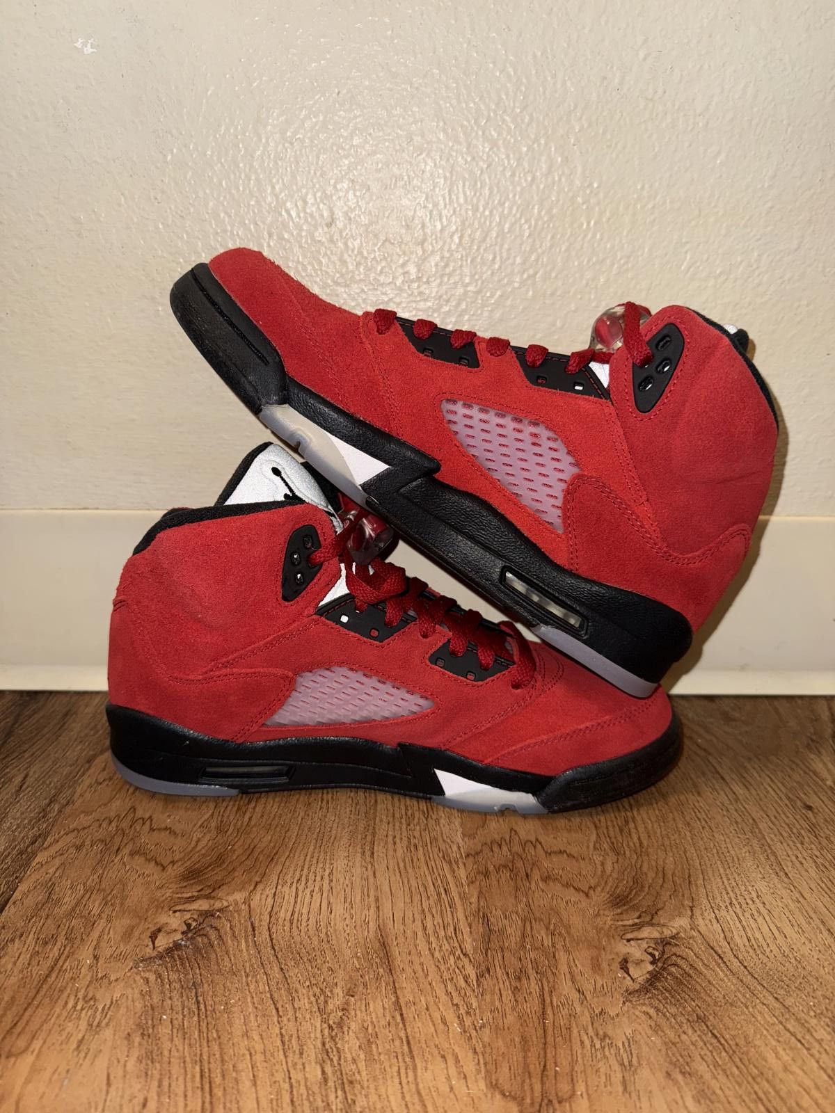 Nike Jordan 5 Retro Raging Bull Red (Gs) Size US 7 / EU 40 - 6 Thumbnail