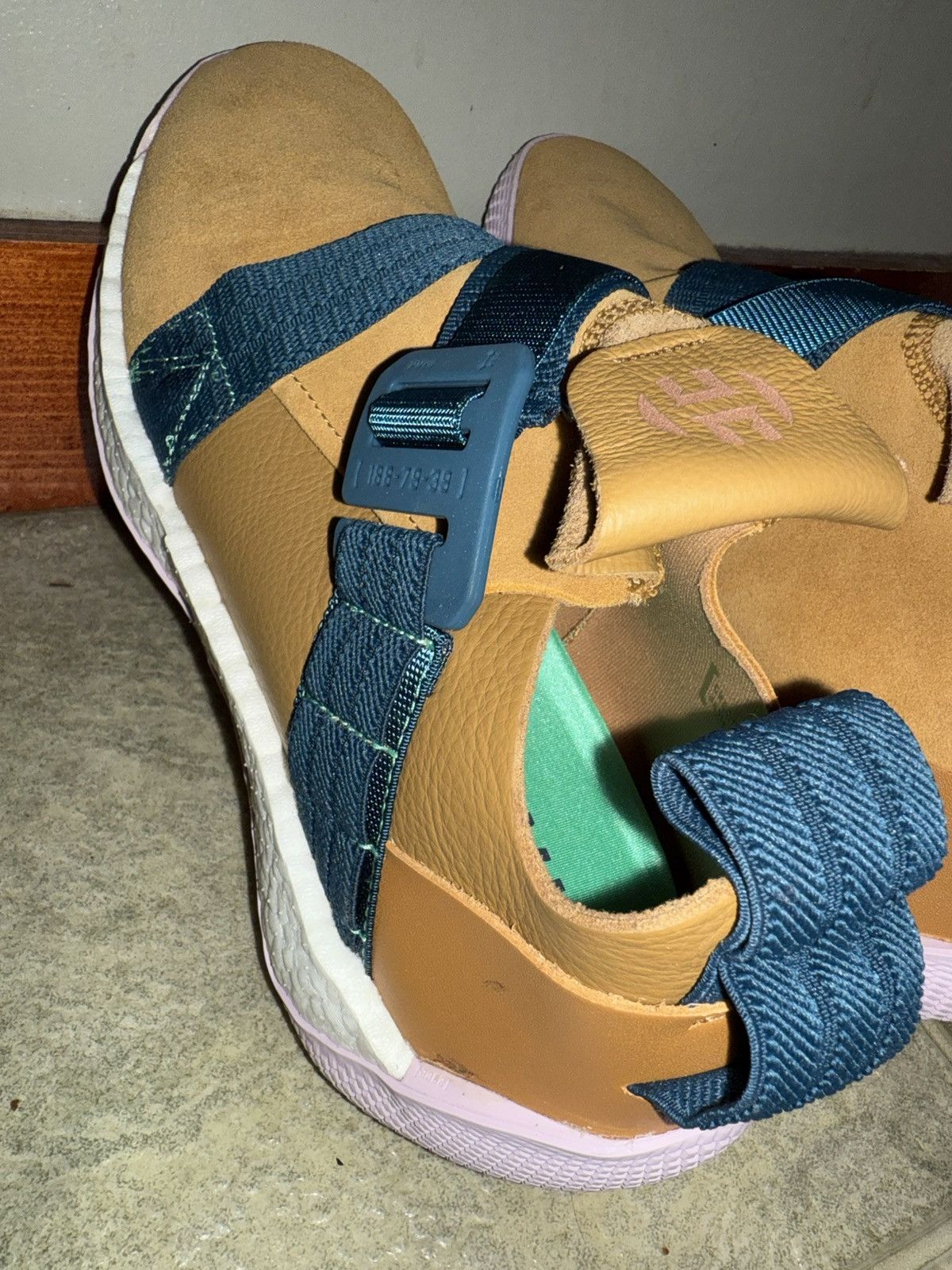 Adidas Adidas James Harden LS Lifestyle 2 Buckle, NEW “Mesa” sz10.5 Size US 10.5 / EU 43-44 - 3 Thumbnail