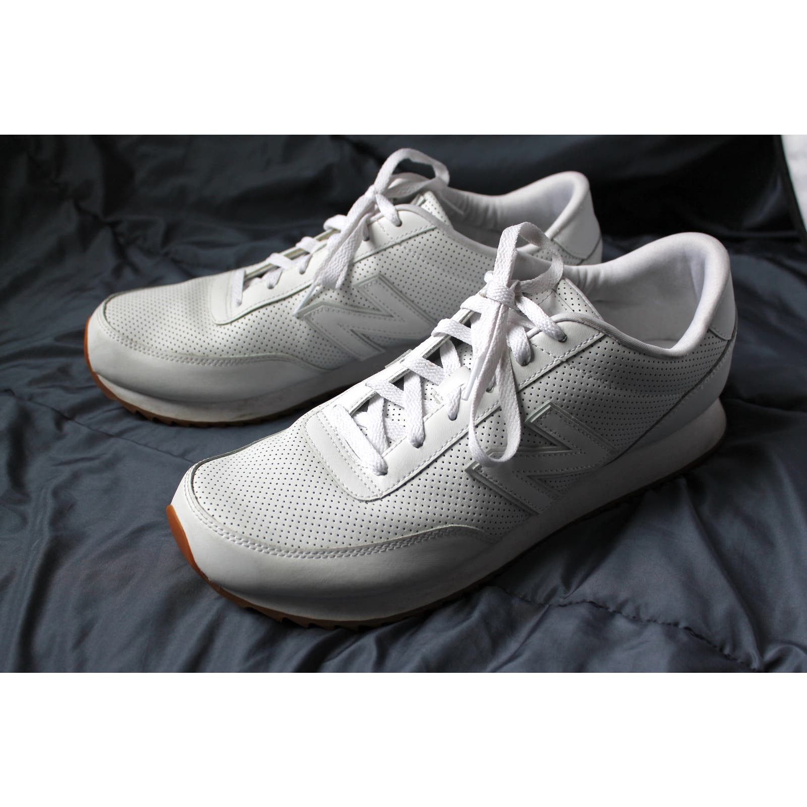 New Balance New Balance 501 White barely worn Grailed