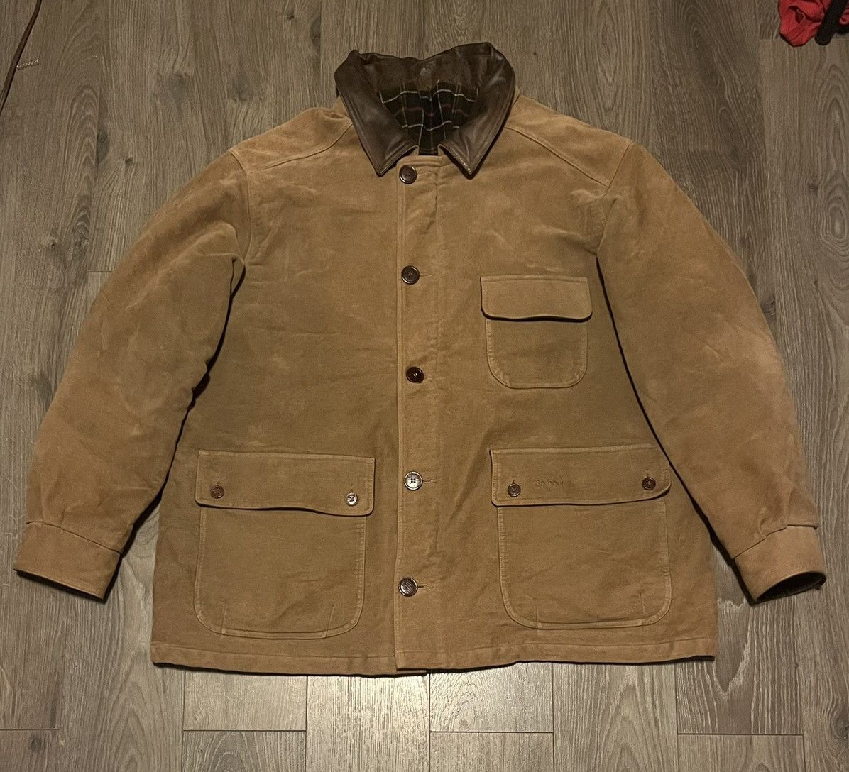 image of Barbour Wetherby T555 Hunting Jacket in Brown, Men's (Size 2XL)