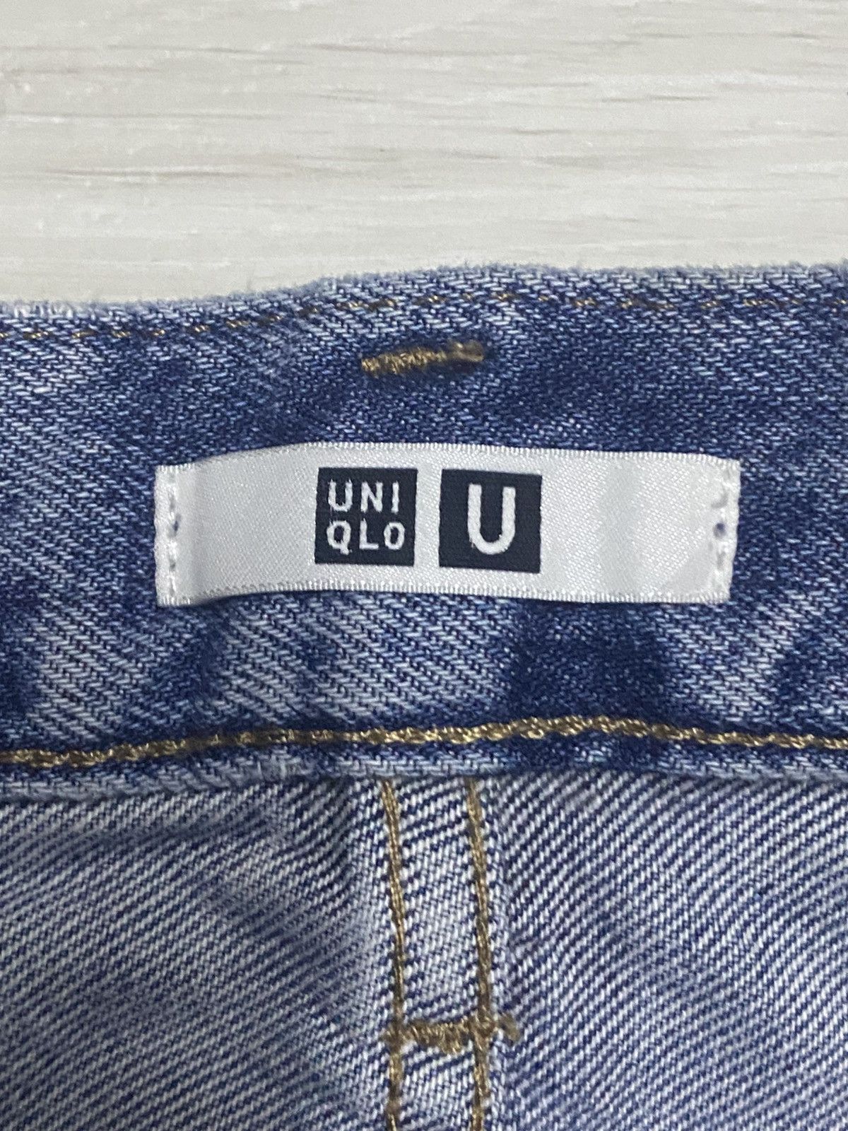 Uniqlo Vintage Uniqlo Blue Wash Taperred Leg Distressed Jeans Size US 32 / EU 48 - 11 Thumbnail