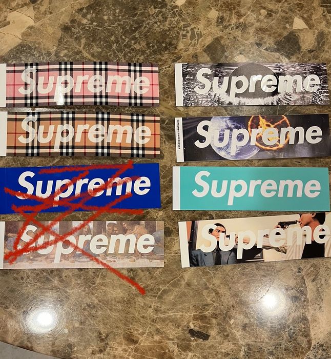 Supreme Supreme Box Logo Sticker (6) Burberry, Tiffany, More | Grailed