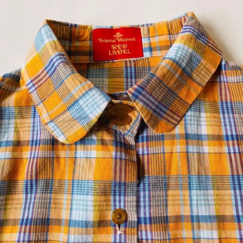 Vivienne Westwood Vivienne Westwood Red label plaid short-sleeve shirt Size S / US 4 / IT 40 - 4 Thumbnail