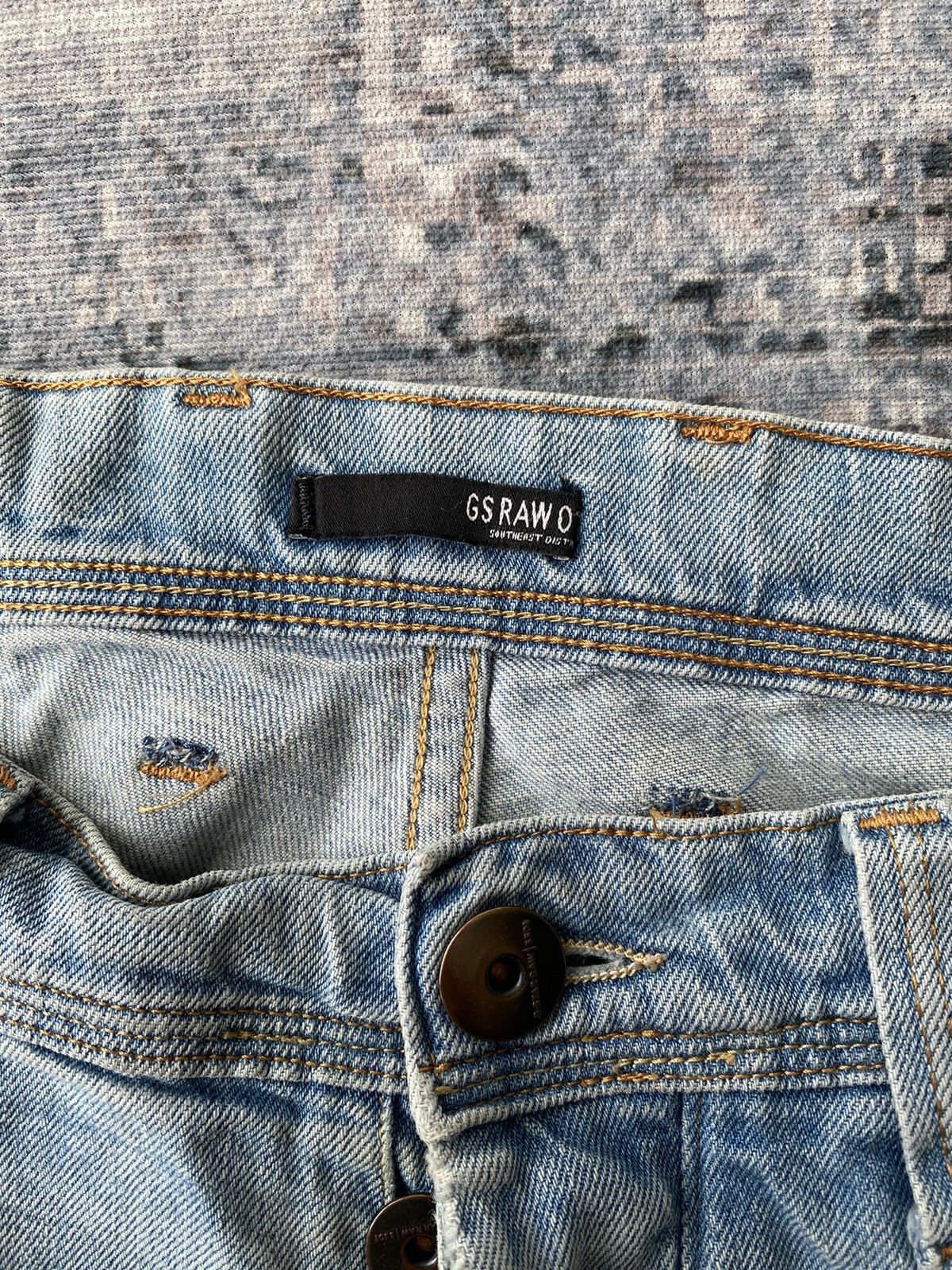 G-Star G Star Raw 3301 Distressed Denim Size US 32 / EU 48 - 12 Thumbnail