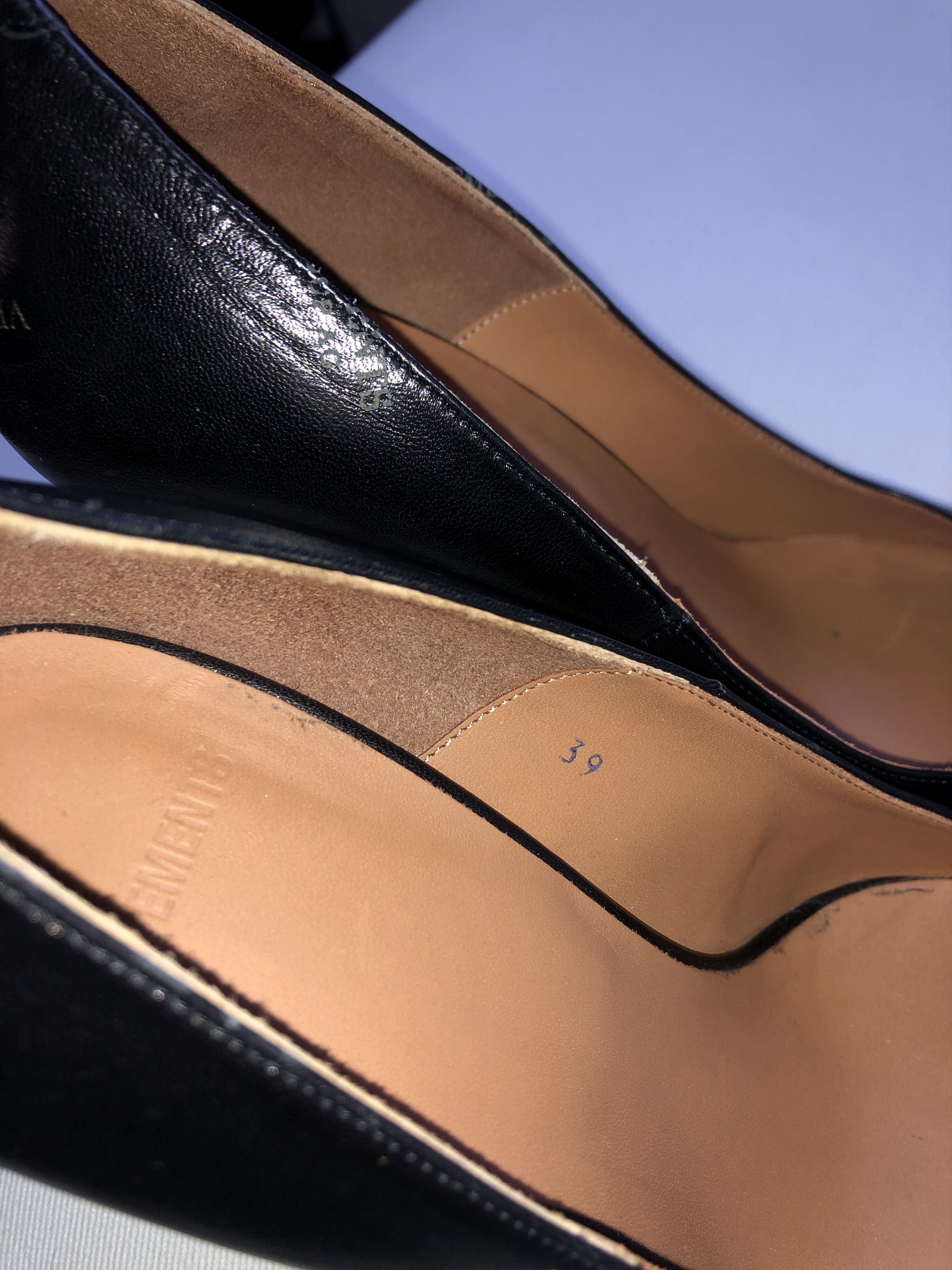 Vetements Black Leather Pumps with "Snatched" Shoe Sole Size US 9 / IT 39 - 16 Thumbnail