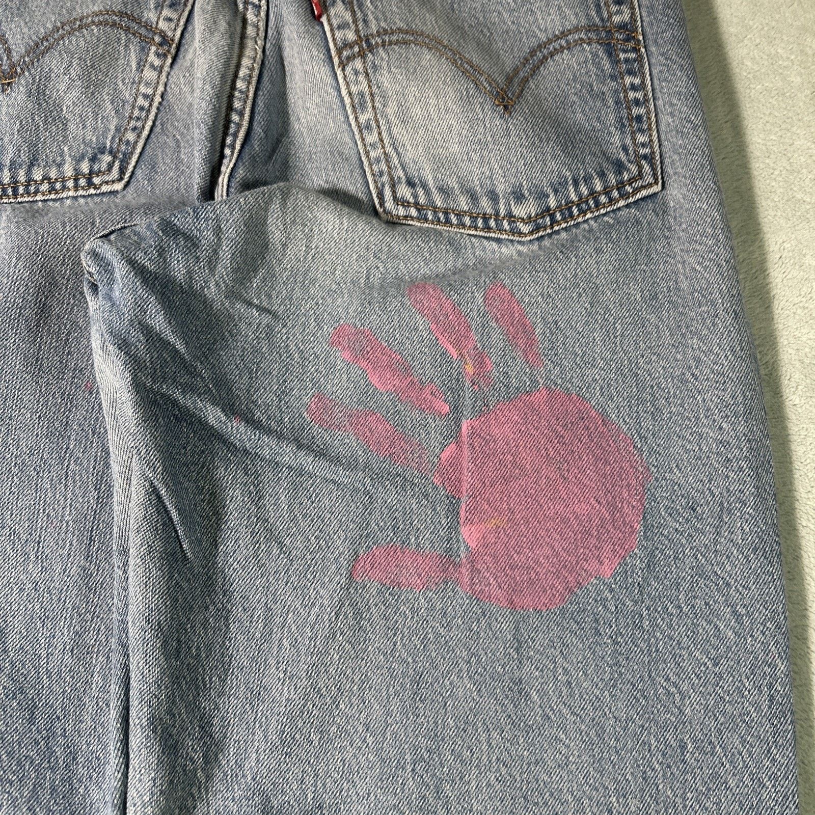 Levi's Levis Premium Loose Straight Jeans Women 27x29 Baggy Relaxed Size 27" / US 4 / IT 40 - 23 Thumbnail