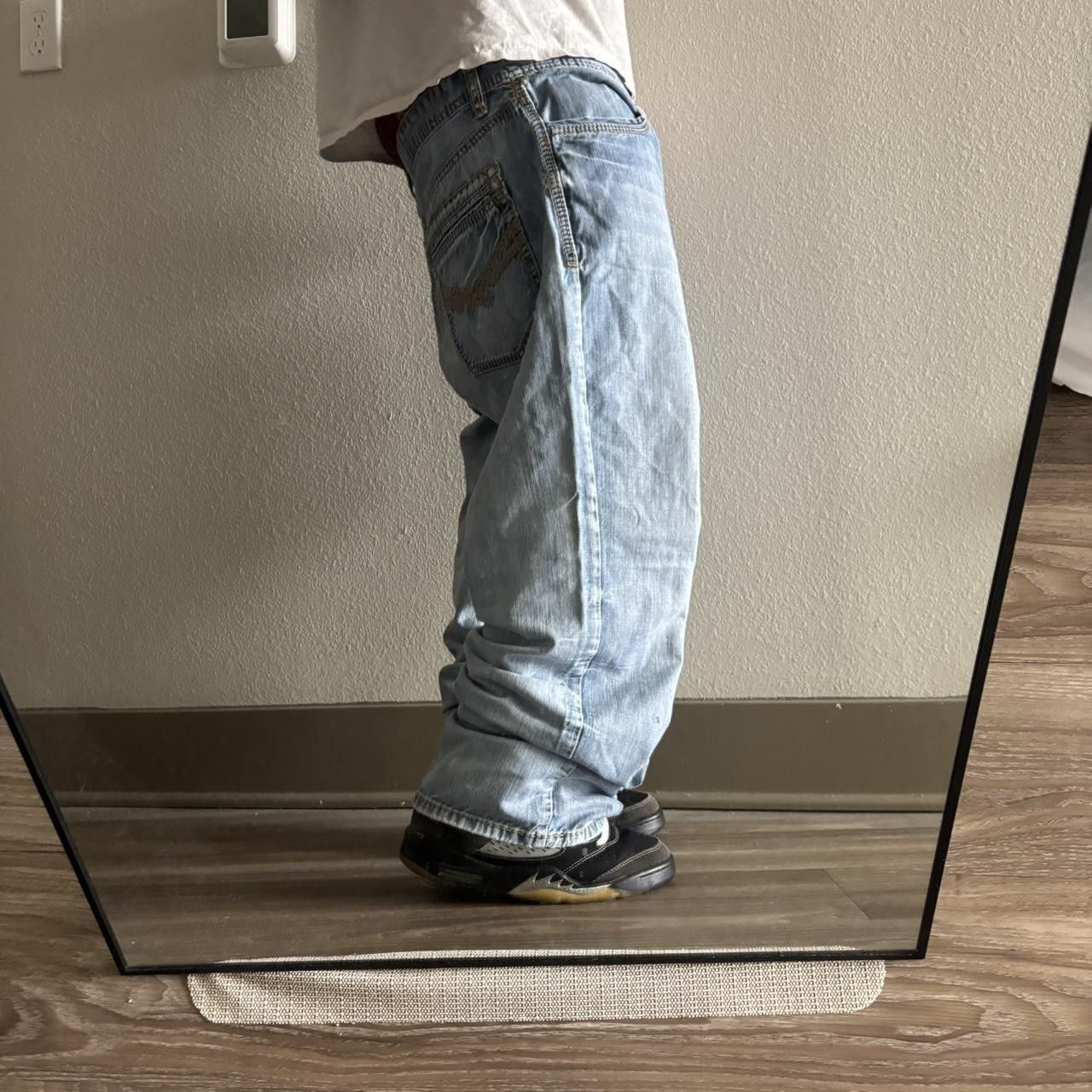 Vintage Crazy Vintage Y2K/2000s Grunge Light Wash Skater Streetwear Denim Jeans! 38x31 Size US 38 / EU 54 - 2 Thumbnail