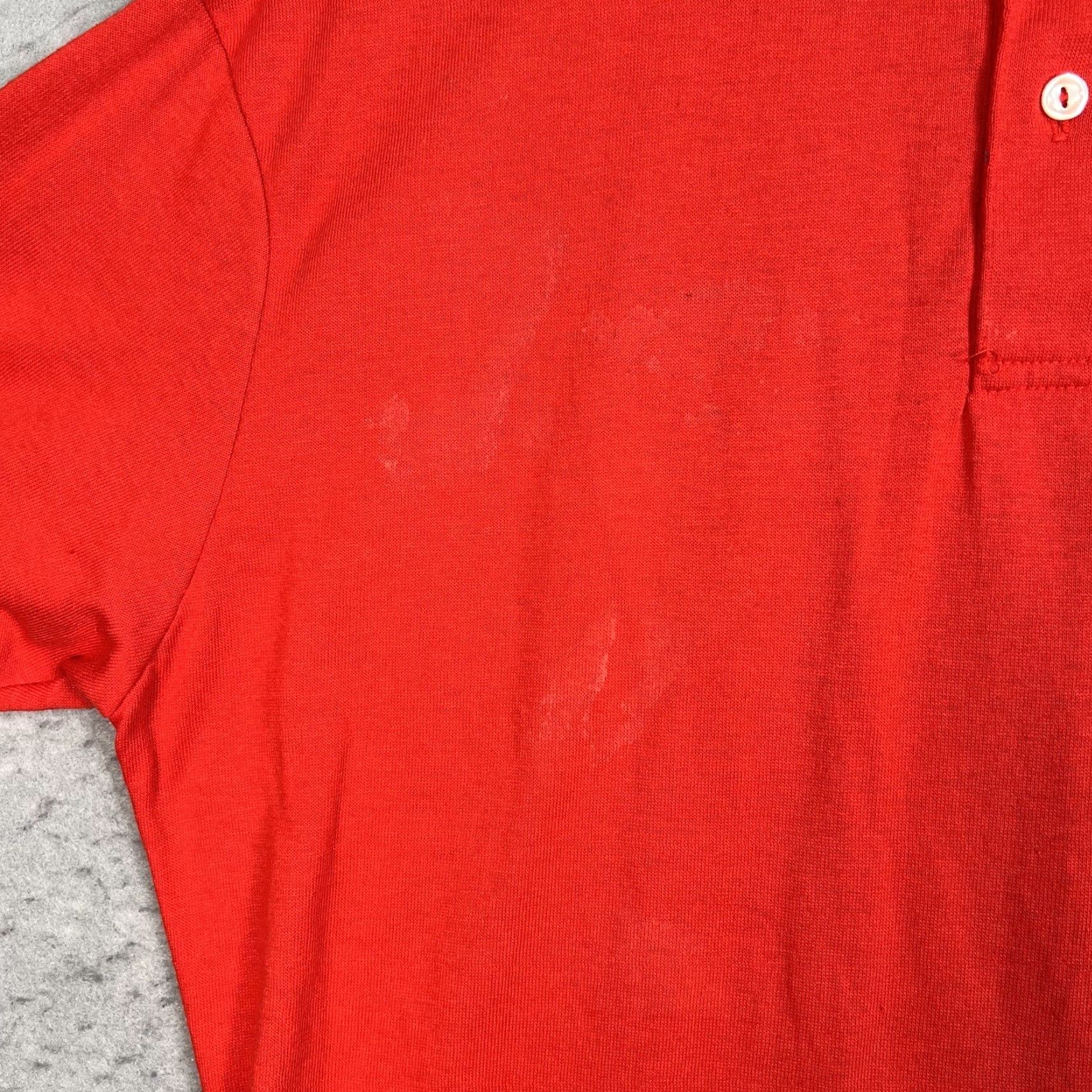 Vintage VINTAGE The Garan Man Polo Shirt 90s Red Mens Adult Large Polo Shirt 90s Mens Red Size US L / EU 52-54 / 3 - 5 Thumbnail