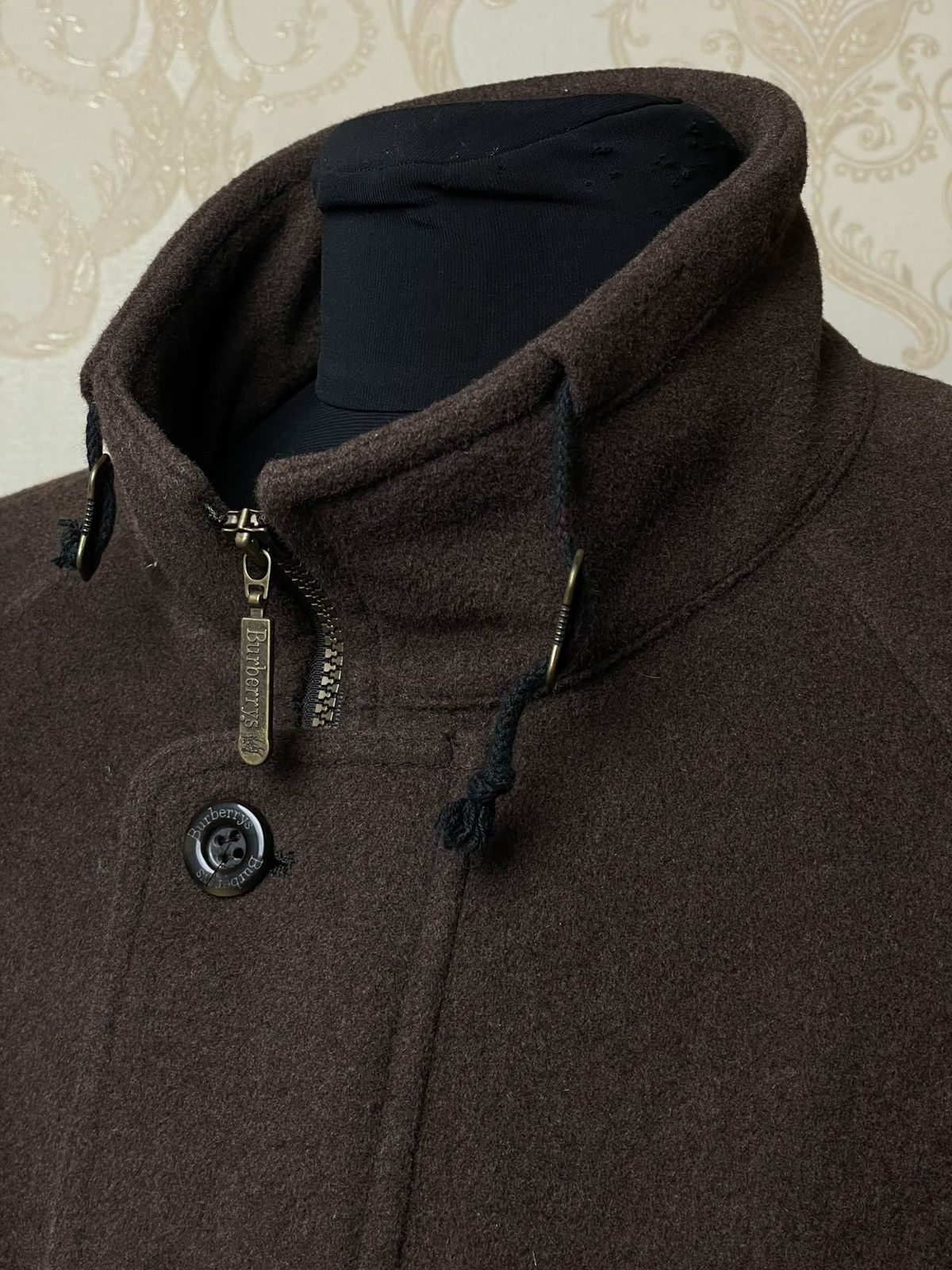 Burberry Vintage BURBERRY’S Brown Wool Coat Size US L / EU 52-54 / 3 - 3 Thumbnail