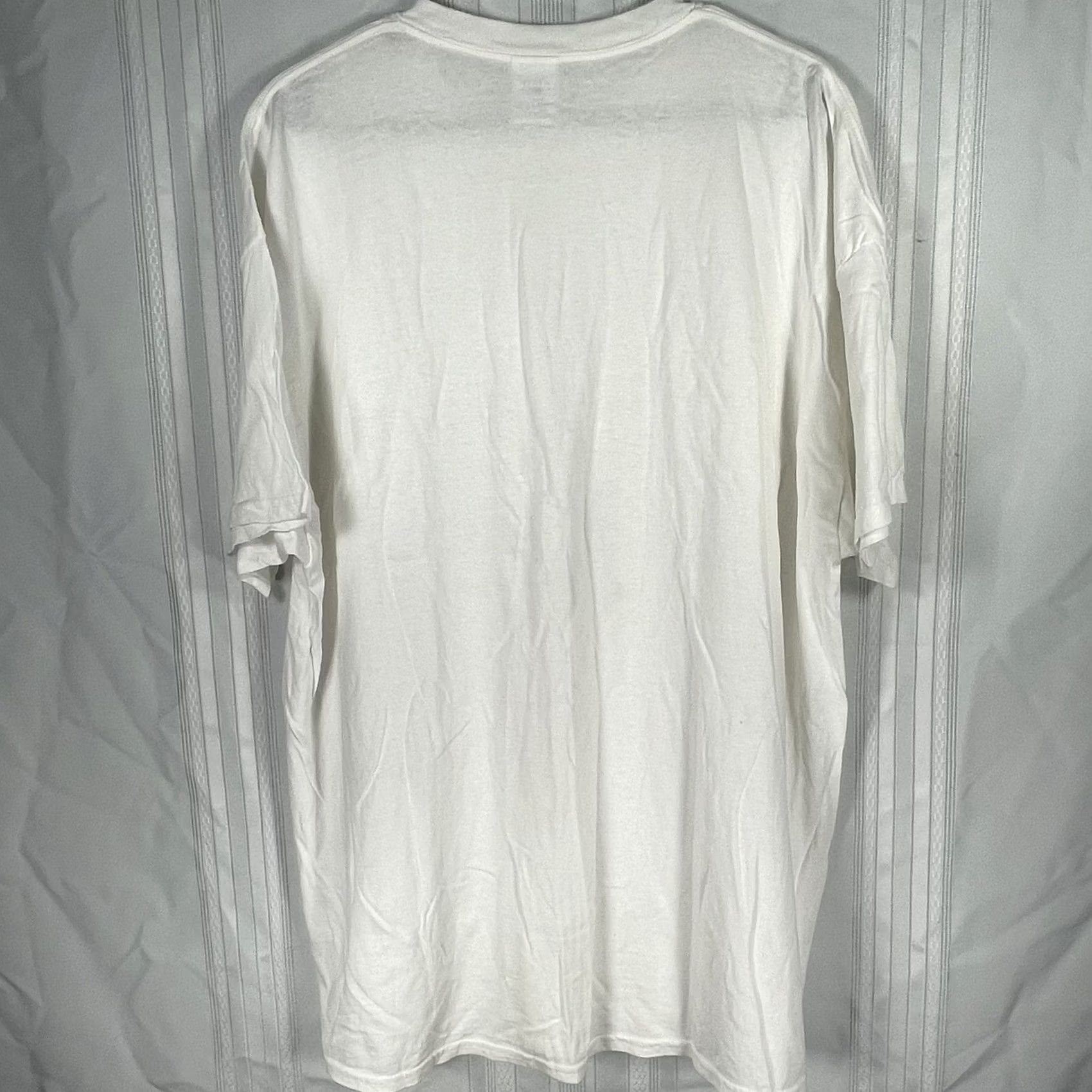 Gildan Gildan T-Shirt Men's White Crew Neck Size 2XL Heavy Cotton Trick or Treat Size US XXL / EU 58 / 5 - 7 Thumbnail