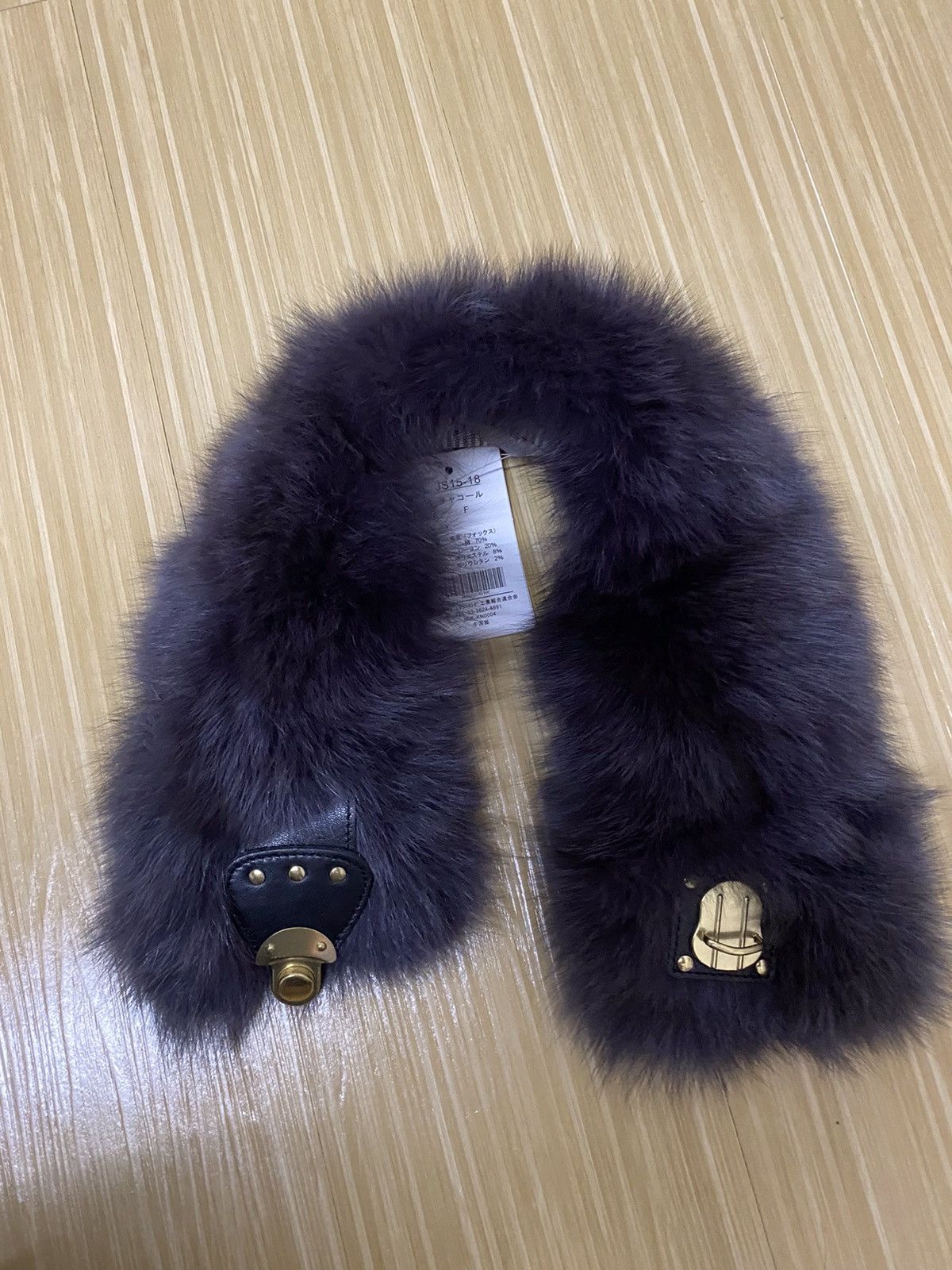 Japanese Brand × Vintage Japanese Brand Tiedeur Fox Fur Neck Warmer Muffler Scarves Size ONE SIZE - 5 Thumbnail