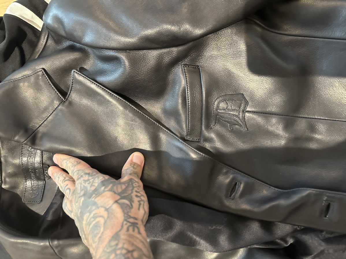 Chrome Hearts 3XL XXXL CHROME HEARTS 1 of 1 LEATHER PATCH JACKET BLAZER ! Size US XXL / EU 58 / 5 - 15 Thumbnail