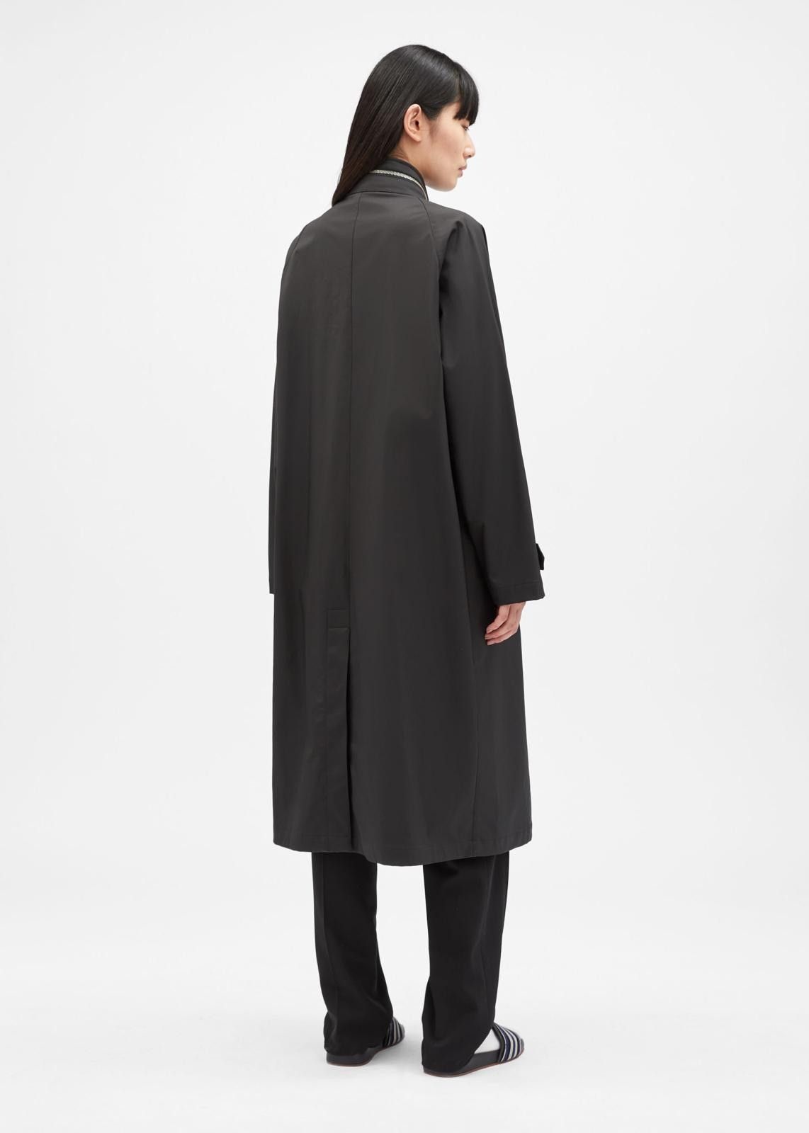 Loro Piana o1srvl11e0824 Trench Windbe Coat in Black Size XL / US 12-14 / IT 48-50 - 4 Thumbnail