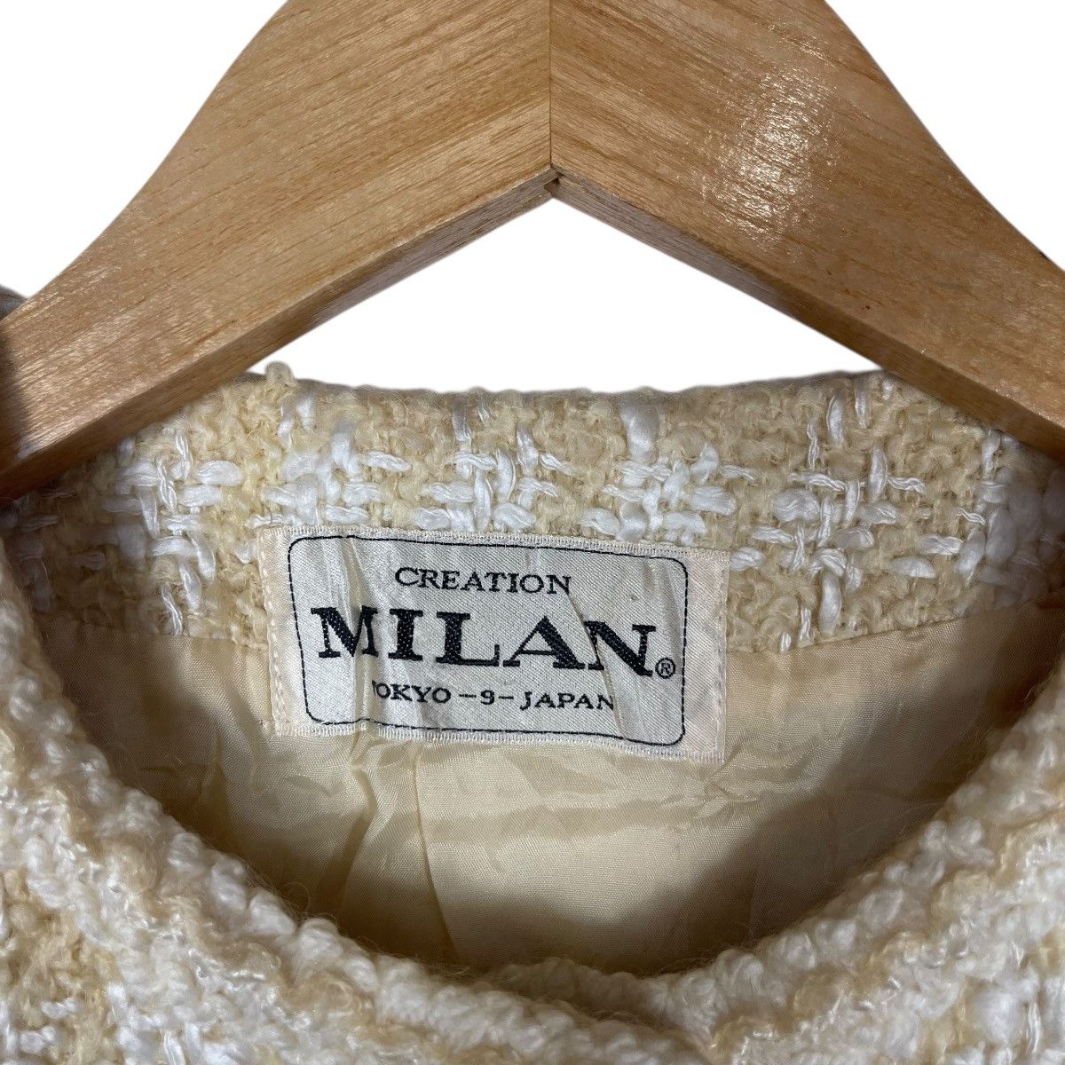 Vintage Vintage Milan Tokyo Japan Women’s Tweed Boucle Jacket Size M / US 6-8 / IT 42-44 - 3 Thumbnail