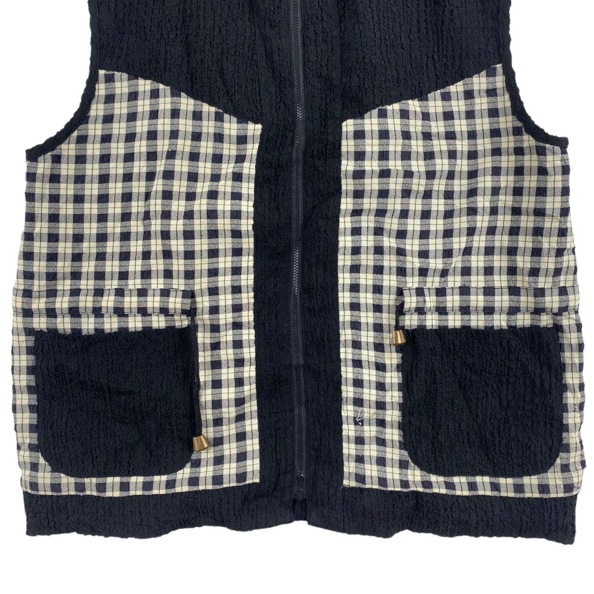 Japanese Brand CIEL CLAIR Japanese Brand Half Checked Design Black Vest Size US M / EU 48-50 / 2 - 3 Thumbnail
