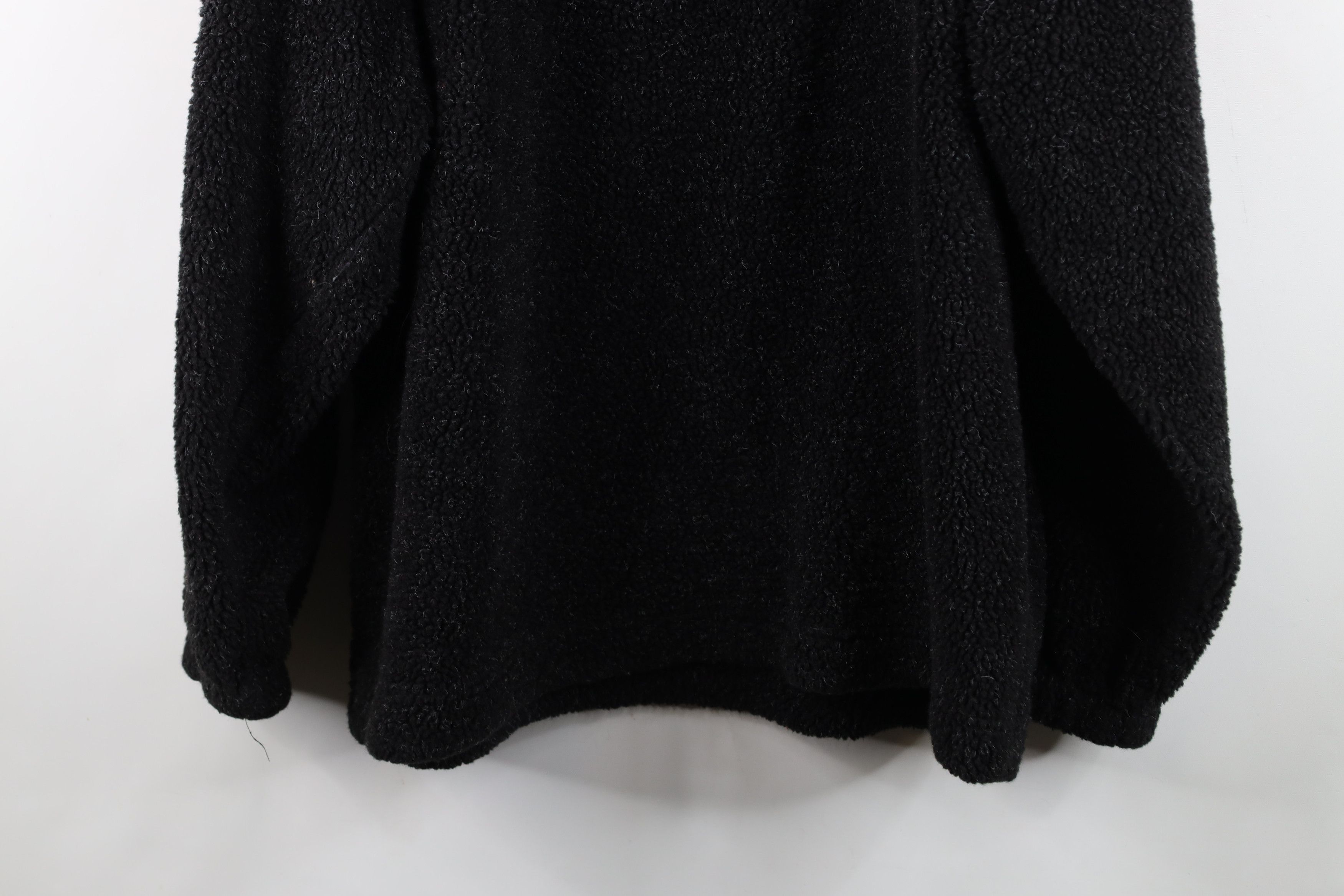 Vintage Vintage 90s Streetwear Deep Pile Fleece Chunky Sweater Black Size US XXL / EU 58 / 5 - 11 Thumbnail