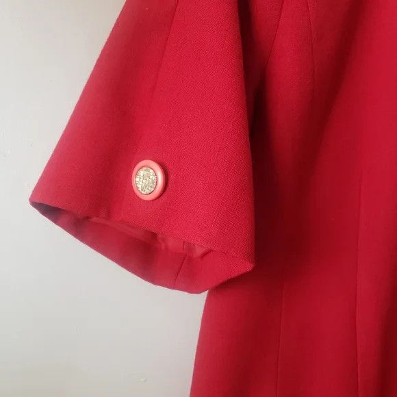 Other Vintage/90s Red Short Sleeve Blazer Jacket Size L / US 10 / IT 46 - 5 Thumbnail
