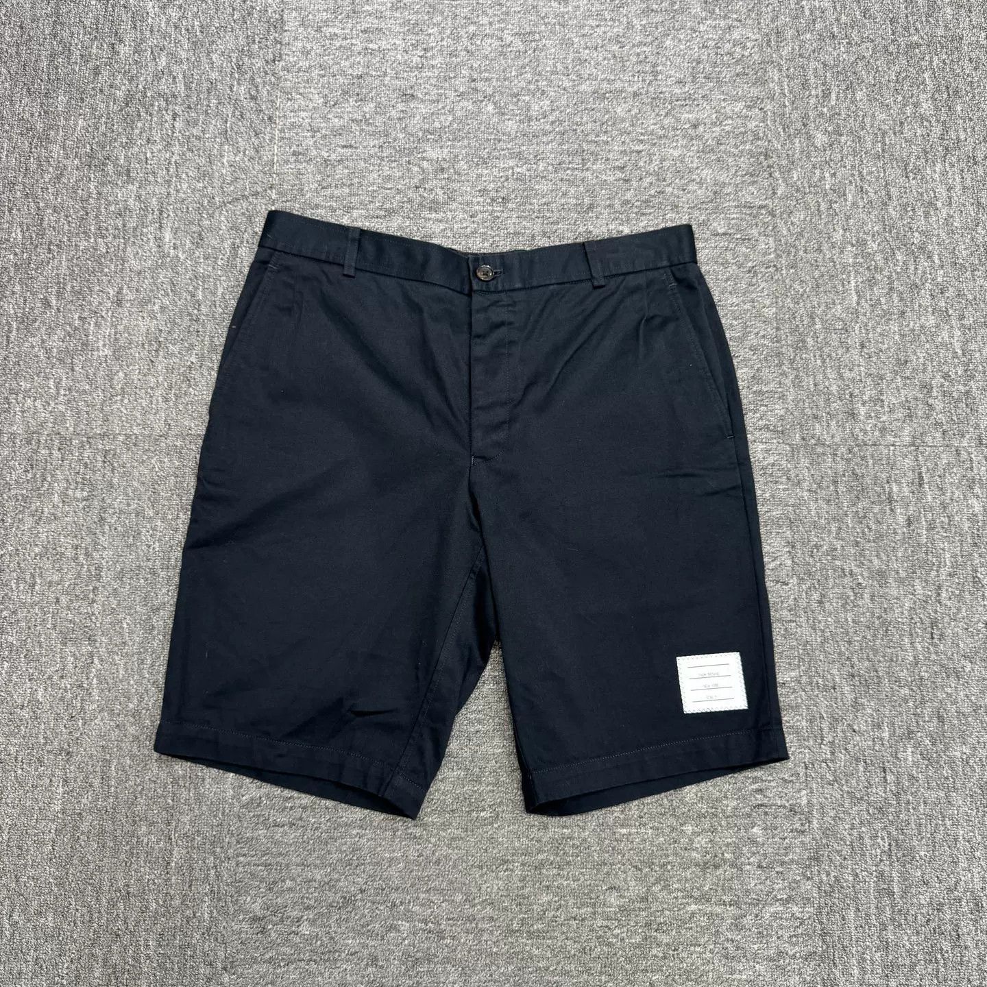 Thom Browne Thom Browne Dark Blue Shorts Size US 31 - 1 Thumbnail