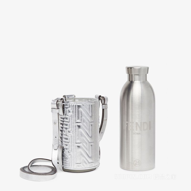 Fendi o1loc1c0824 Size: OS / Flask Holder in Silver Size ONE SIZE - 2 Thumbnail