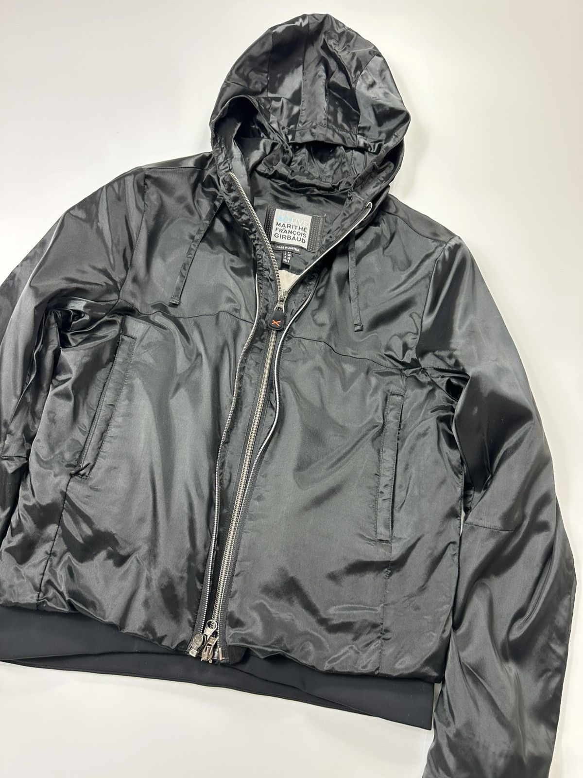 Marithe + Francois Girbaud Marithe Francois Girbaud Hooded Zip Jacket Double Zip Black Size M / US 6-8 / IT 42-44 - 7 Thumbnail