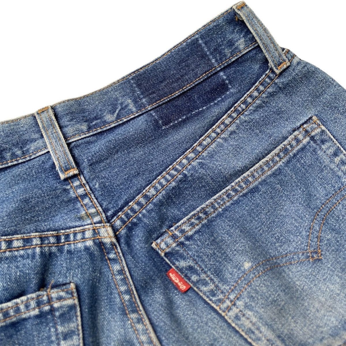 Levi's Vintage 90s Levis 501 Big E Selvedge Redline 555 Denim 31 Size US 31 - 13 Thumbnail