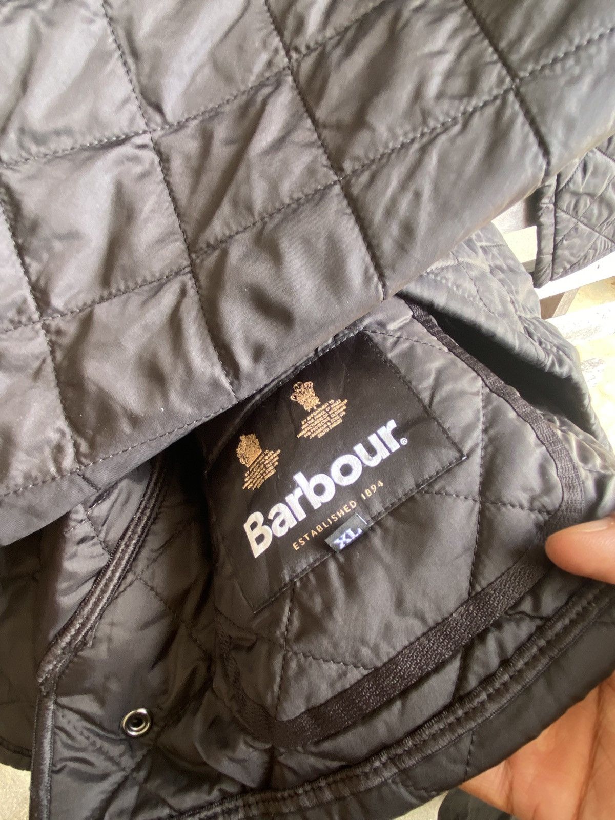 Barbour Barbour Liddesdale quilted jacket with a corduroy collar Size US XL / EU 56 / 4 - 10 Thumbnail