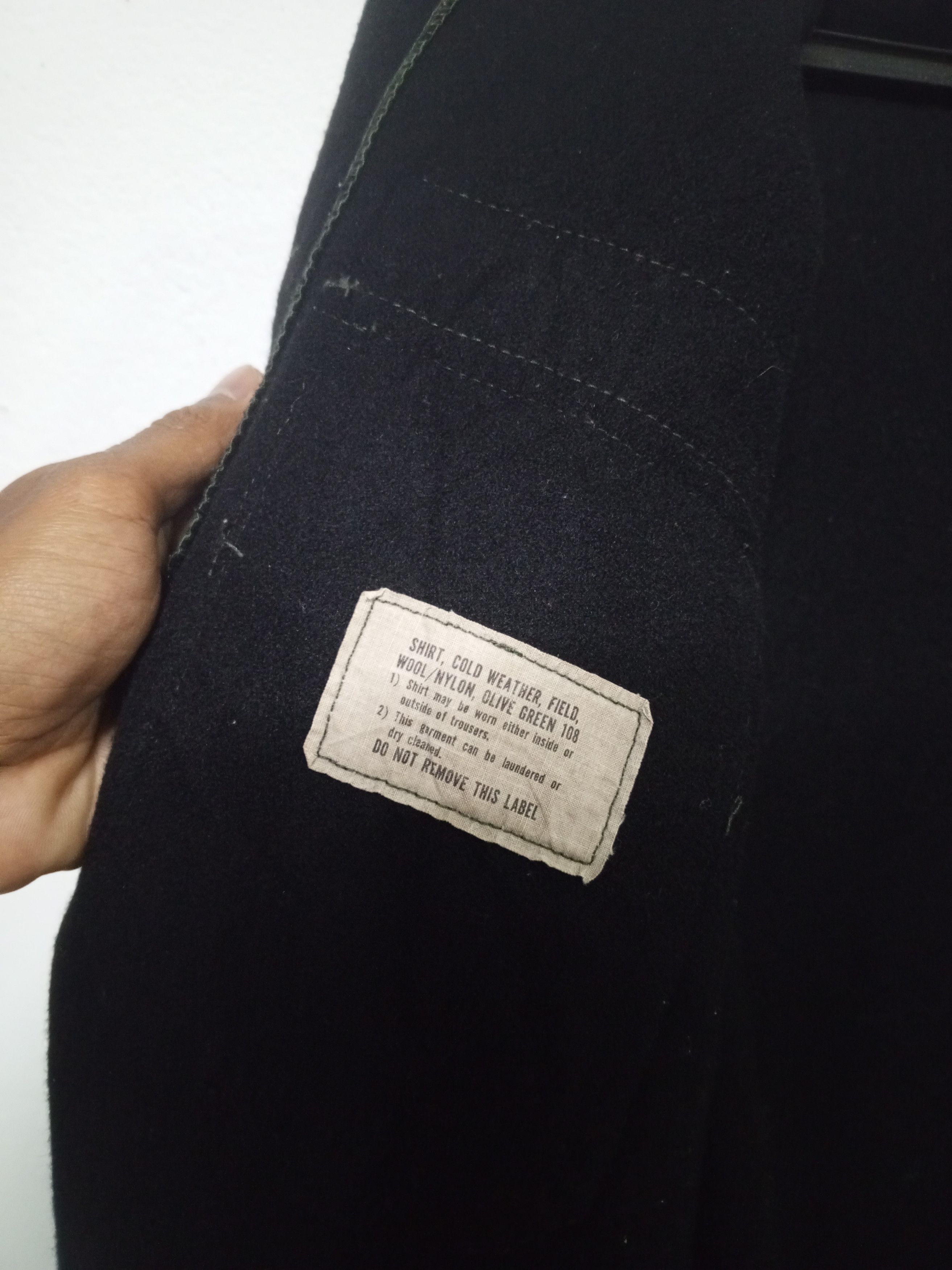Vintage OG-108 70S WOOL MILITARY BLACK Size US M / EU 48-50 / 2 - 8 Thumbnail