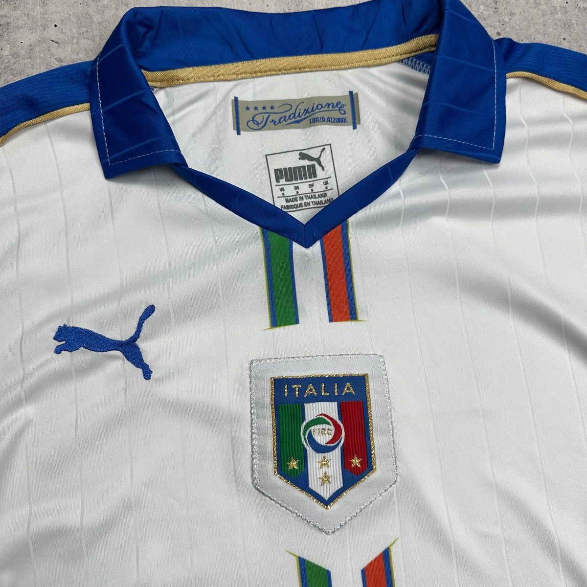 Puma × Vintage Puma Italy Soccer Jersey 2015-16 Football Vintage Size US S / EU 44-46 / 1 - 3 Thumbnail