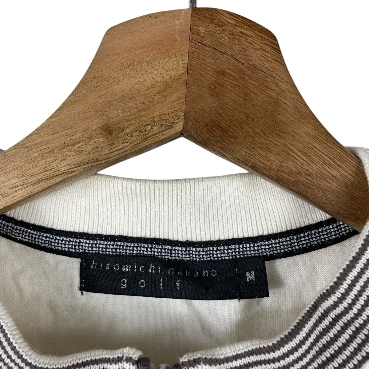 Vintage Vintage HIROMICHI NAKANO GOLF Collection Half Zipper Tee Size M / US 6-8 / IT 42-44 - 8 Thumbnail