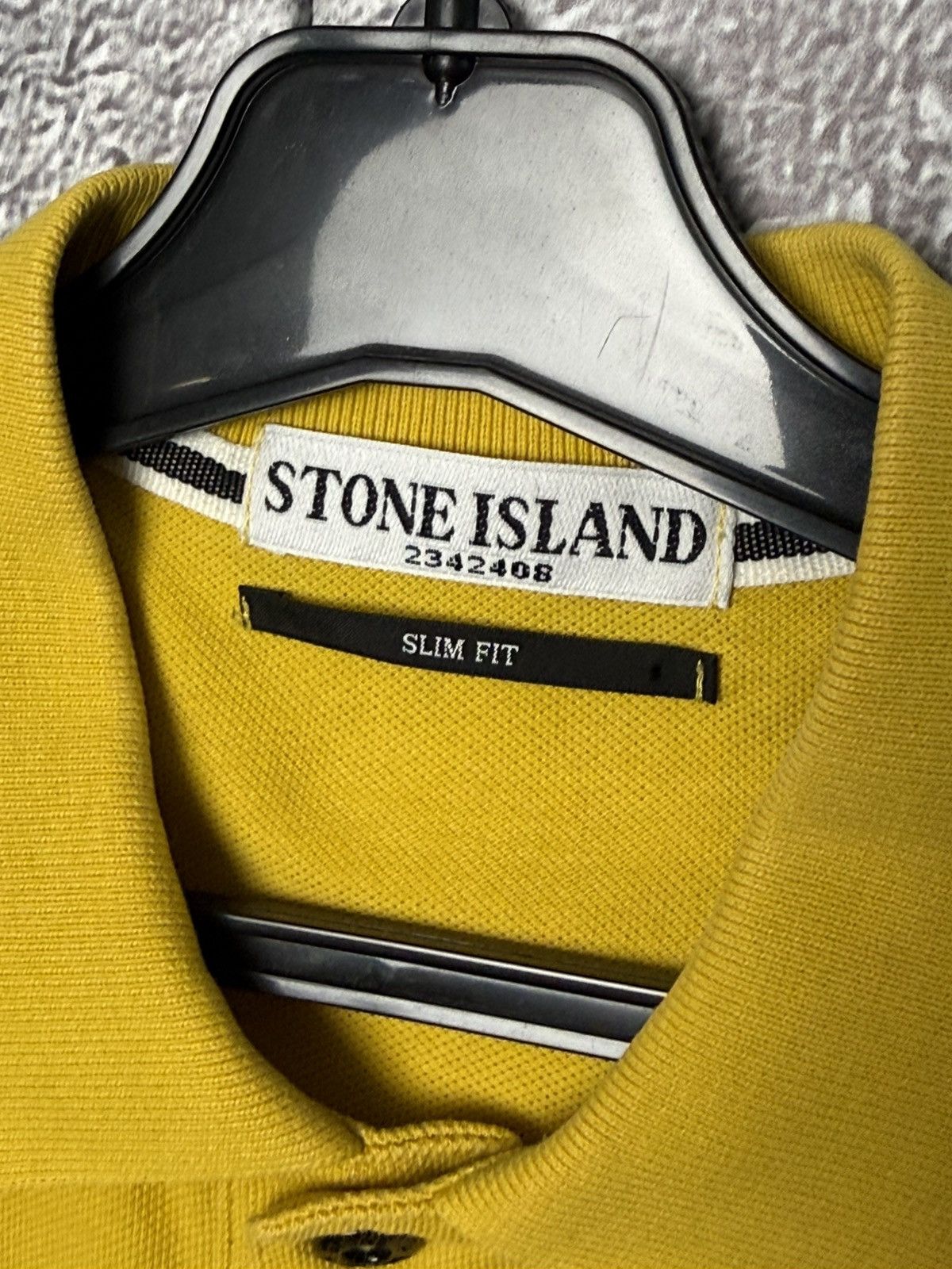 Stone Island Vintage Stone Island Patch Program Yellow Polo Shirt Size S Size US S / EU 44-46 / 1 - 17 Thumbnail