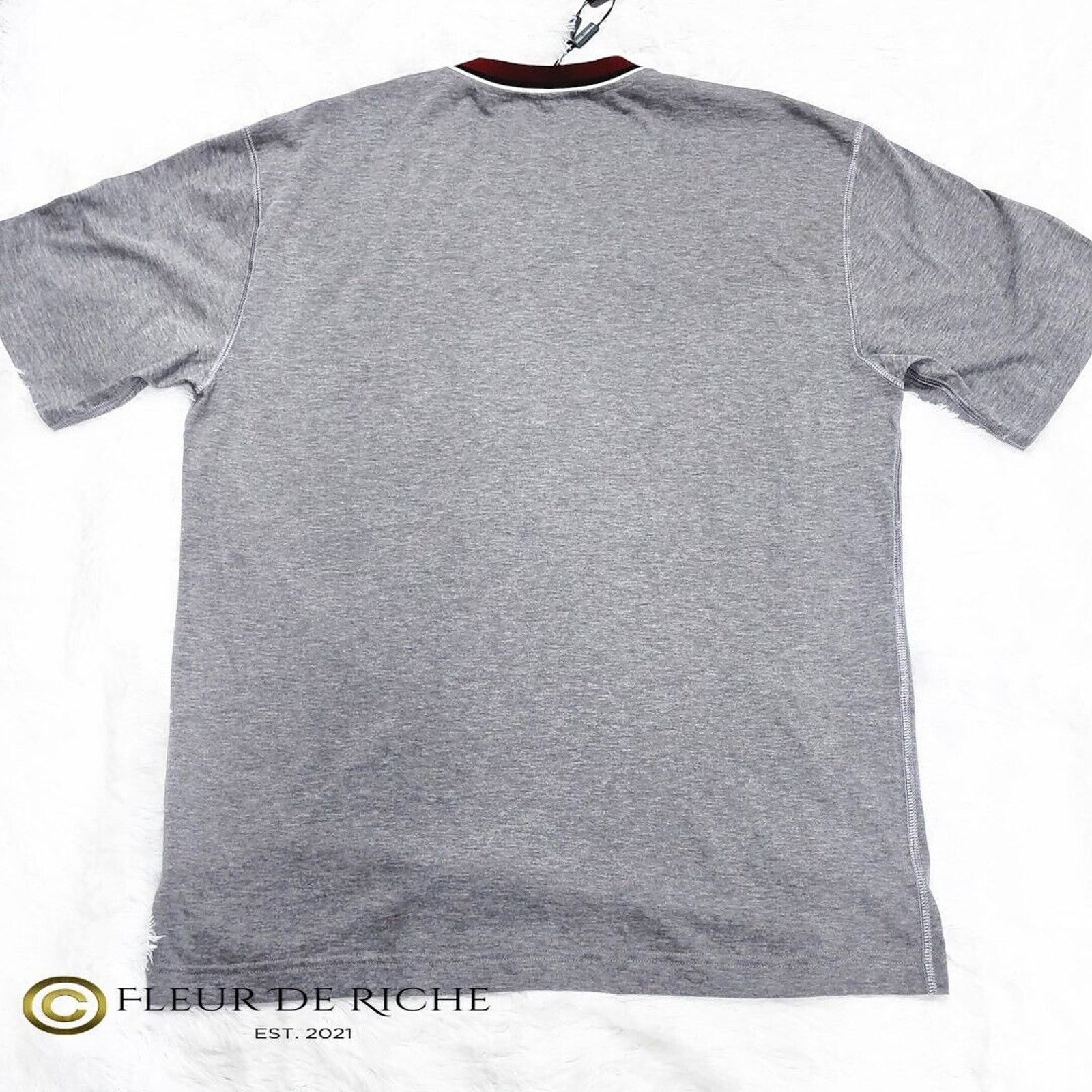 Dolce & Gabbana Dolce & Gabbana Crown Embroidered Logo T-shirt Gray sz 52 Size US L / EU 52-54 / 3 - 8 Thumbnail