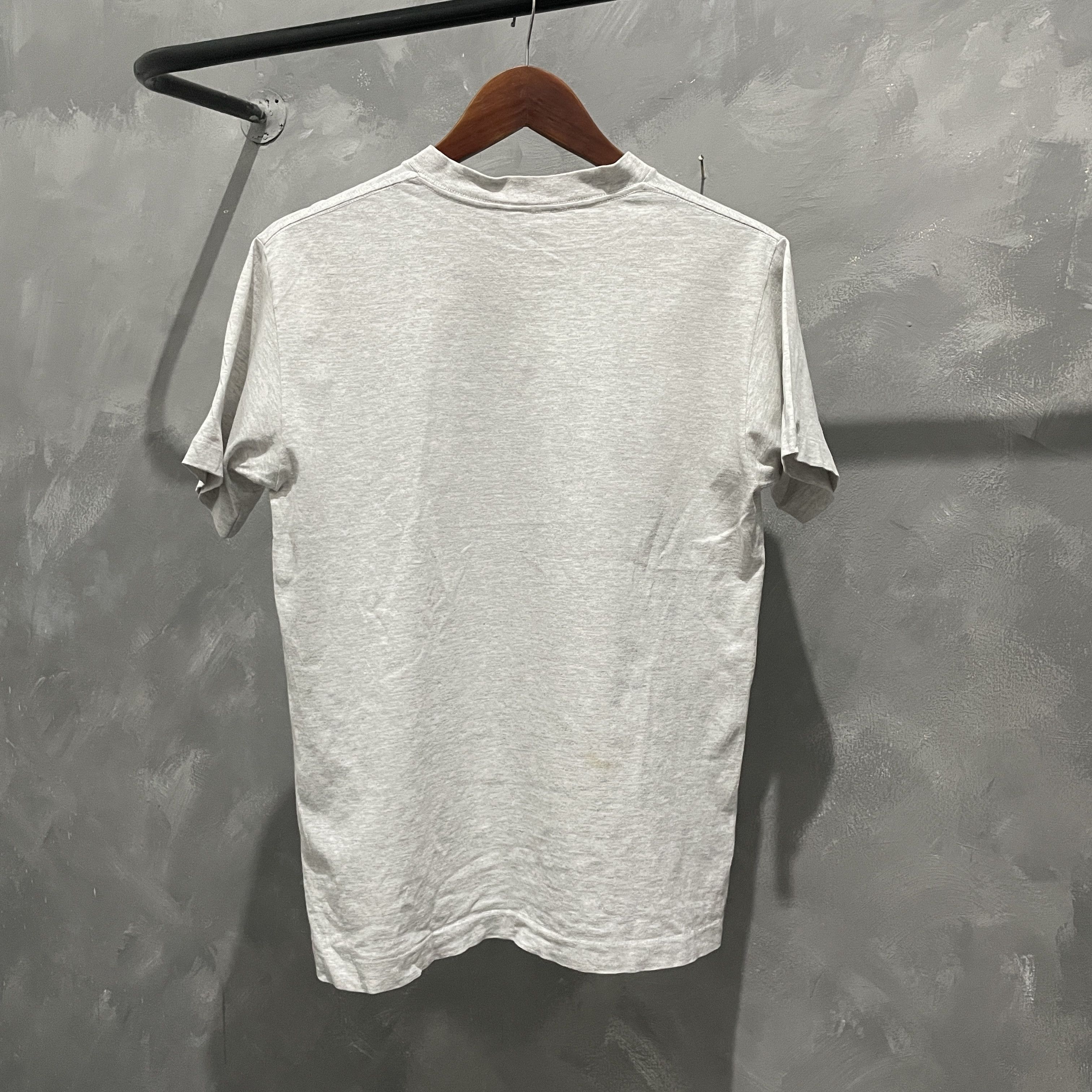 Vintage Vintage 90s Ash Grey Blank T Shirt Size US M / EU 48-50 / 2 - 4 Thumbnail