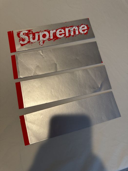 Supreme scratch hot sale sticker