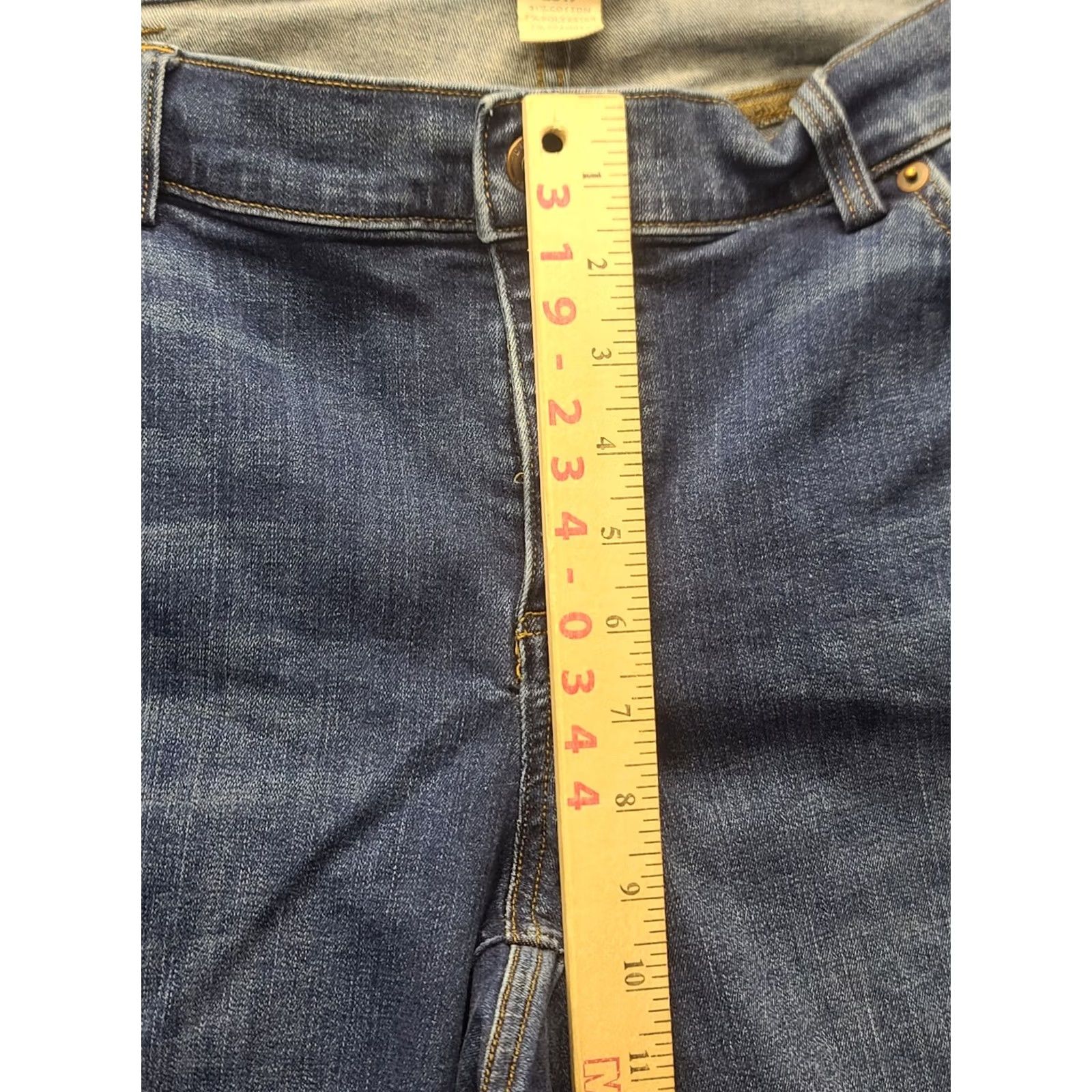 Denime Duluth Denim Jeans Womens 20W 38x28 Slim Stretch Ankle Cut Blue Denim utility? Size 42" / US 20 - 4 Thumbnail