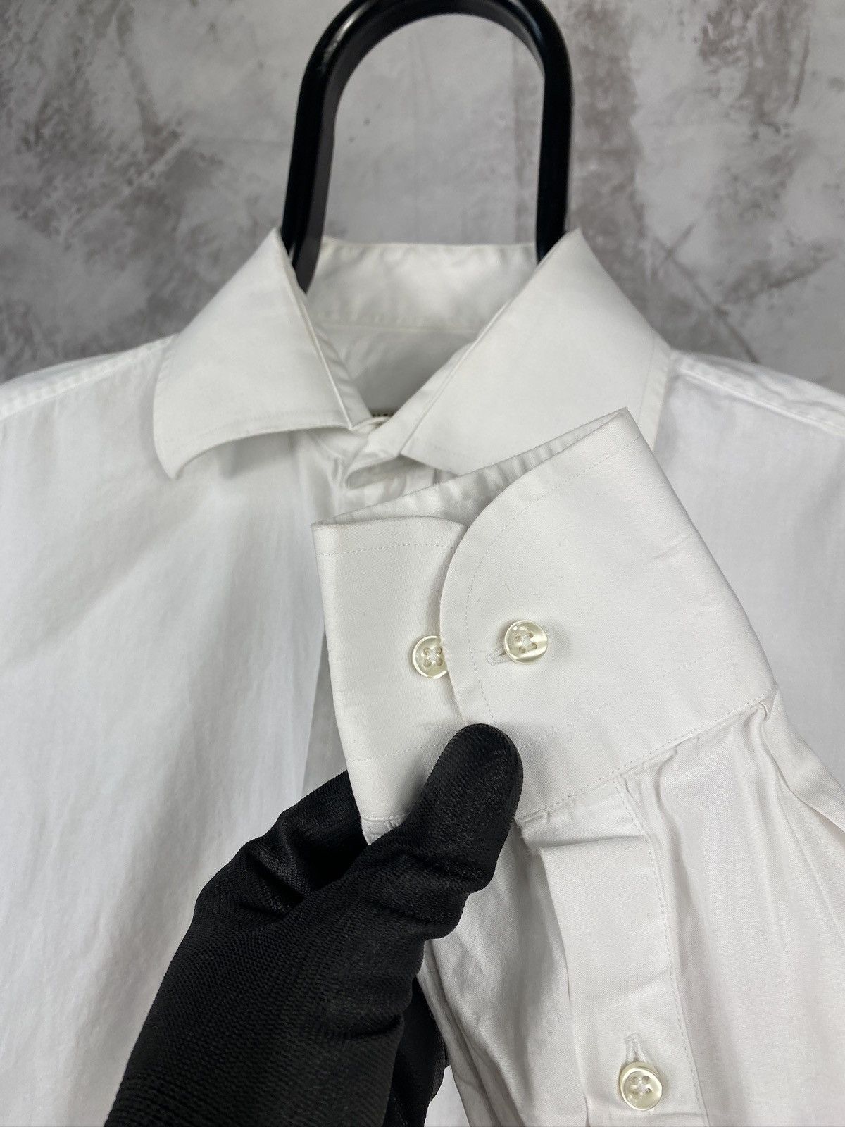 Katharine Hamnett London Katherine Hamnett London white shirt premium luxury highend Size US L / EU 52-54 / 3 - 3 Thumbnail