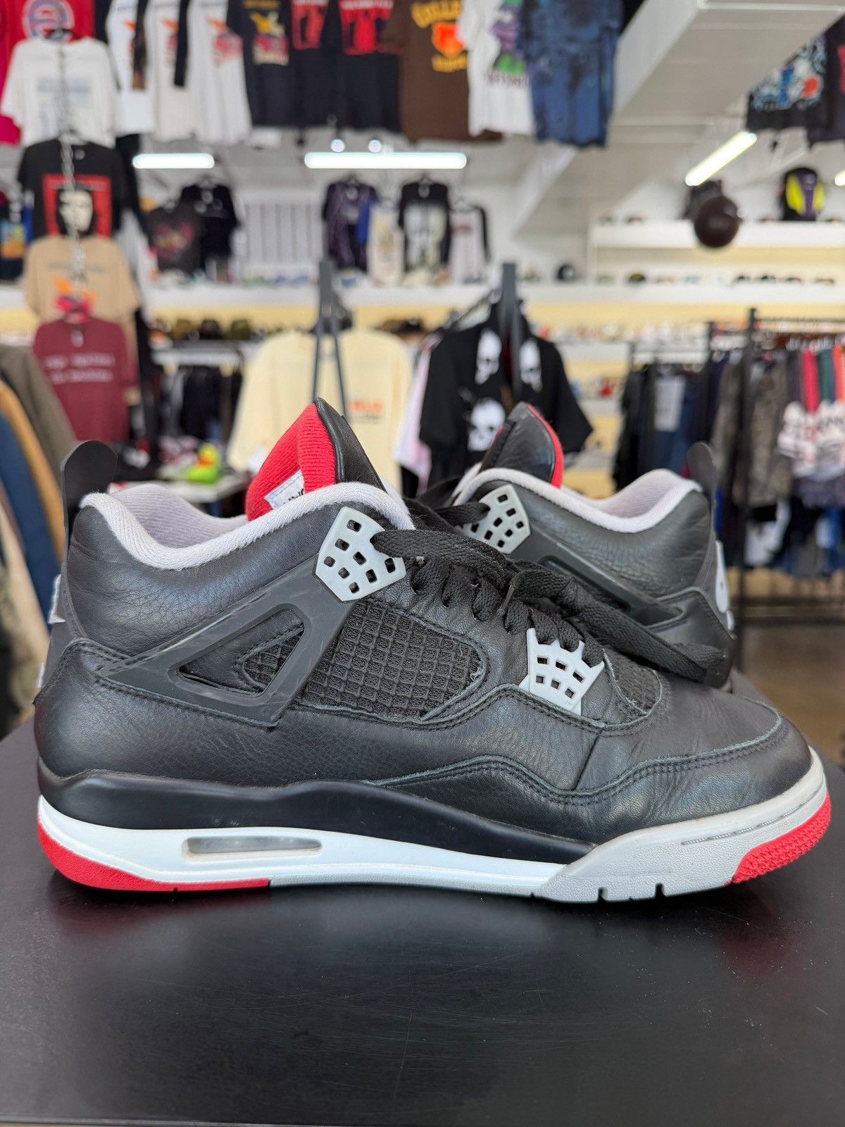 Jordan Brand Air Jordan 4 Bred Reimagined Size 9 (2024) Size US 9 / EU 42 - 3 Thumbnail