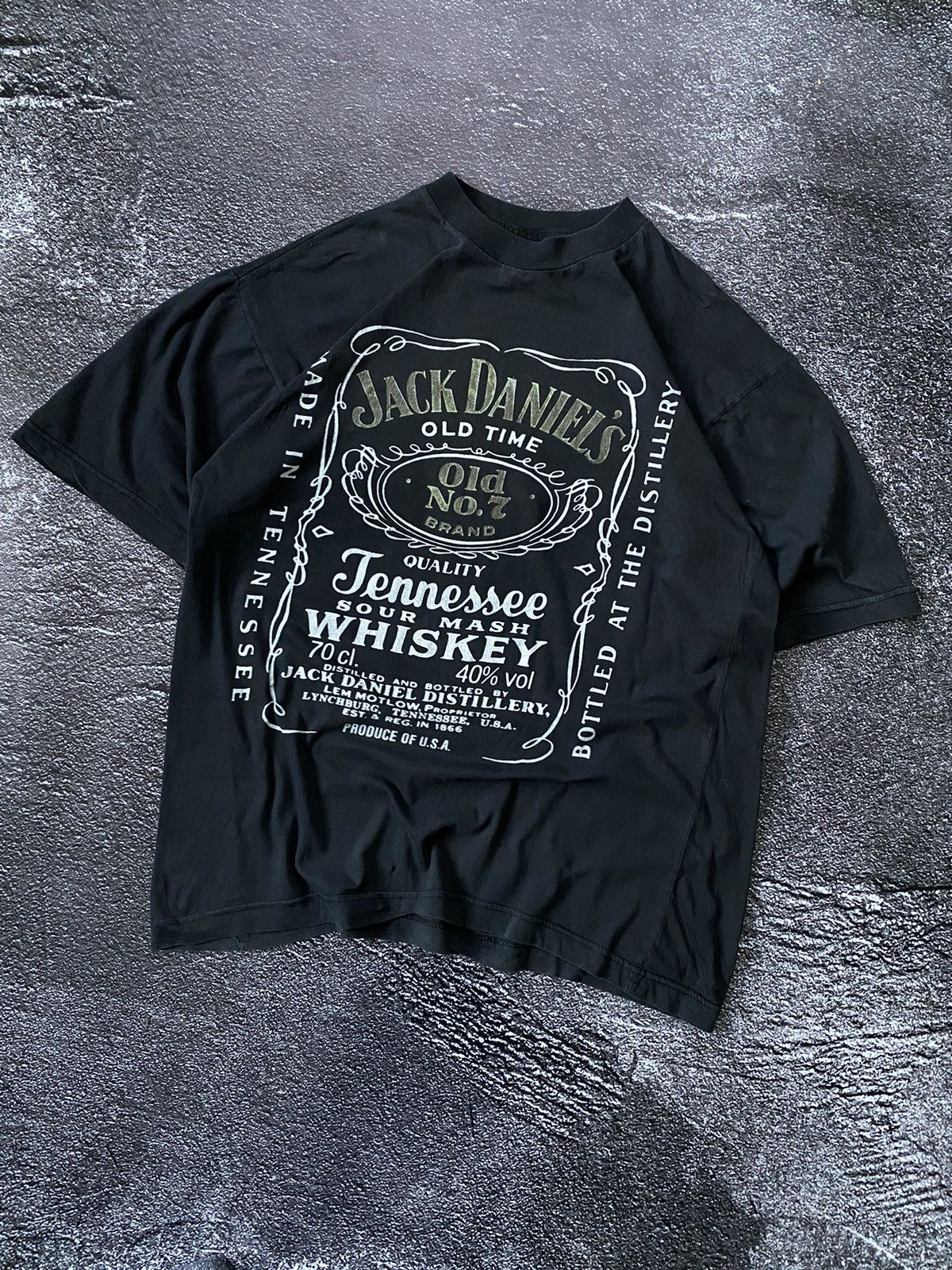 Vintage Vintage 90s Jack Daniel Promo Single stitched T-Shirt Size US XL / EU 56 / 4 - 2 Thumbnail