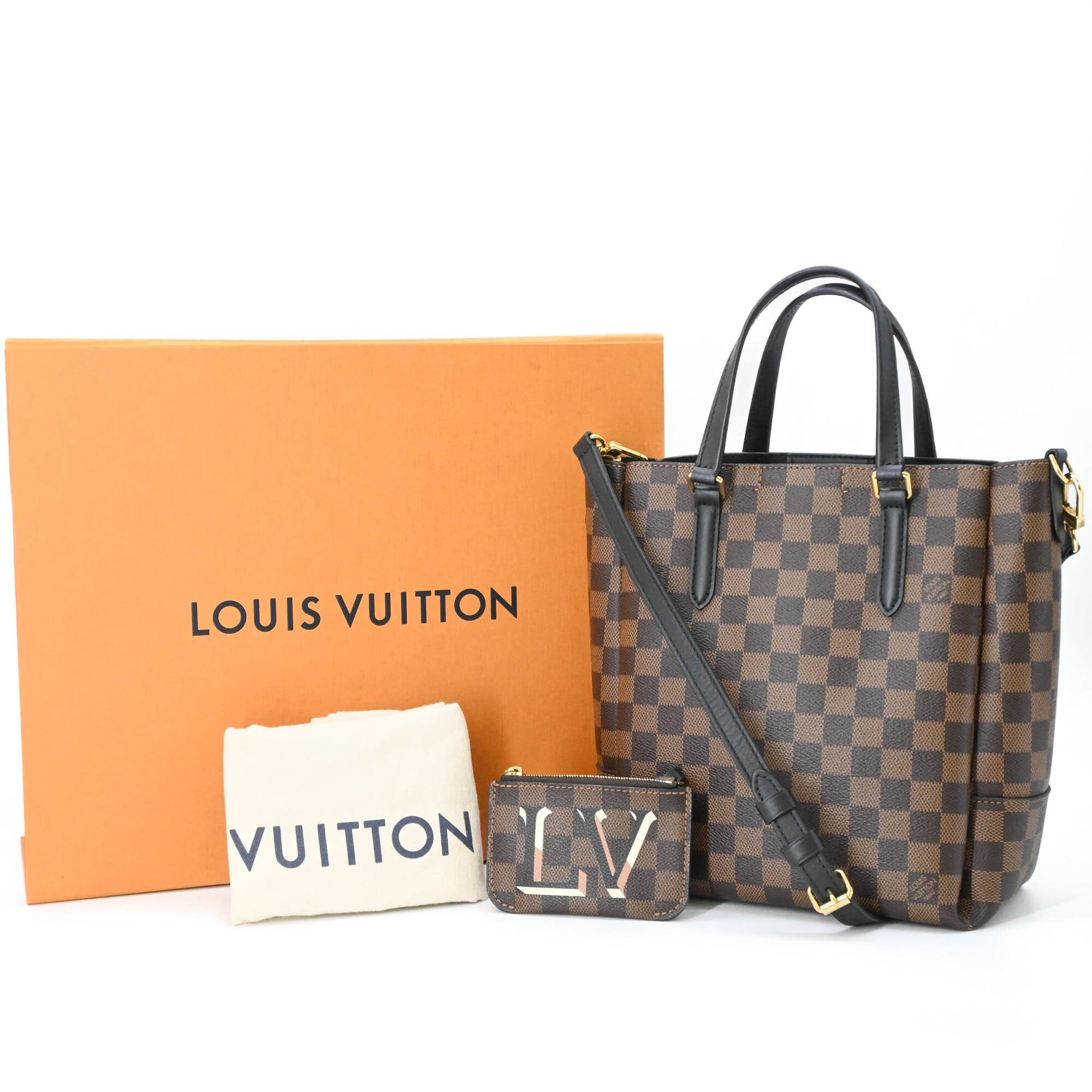Louis Vuitton LOUIS VUITTON Damier Belmont NV BB Handbag Shoulder Bag for Women, Brown N60348 Size ONE SIZE - 1 Thumbnail