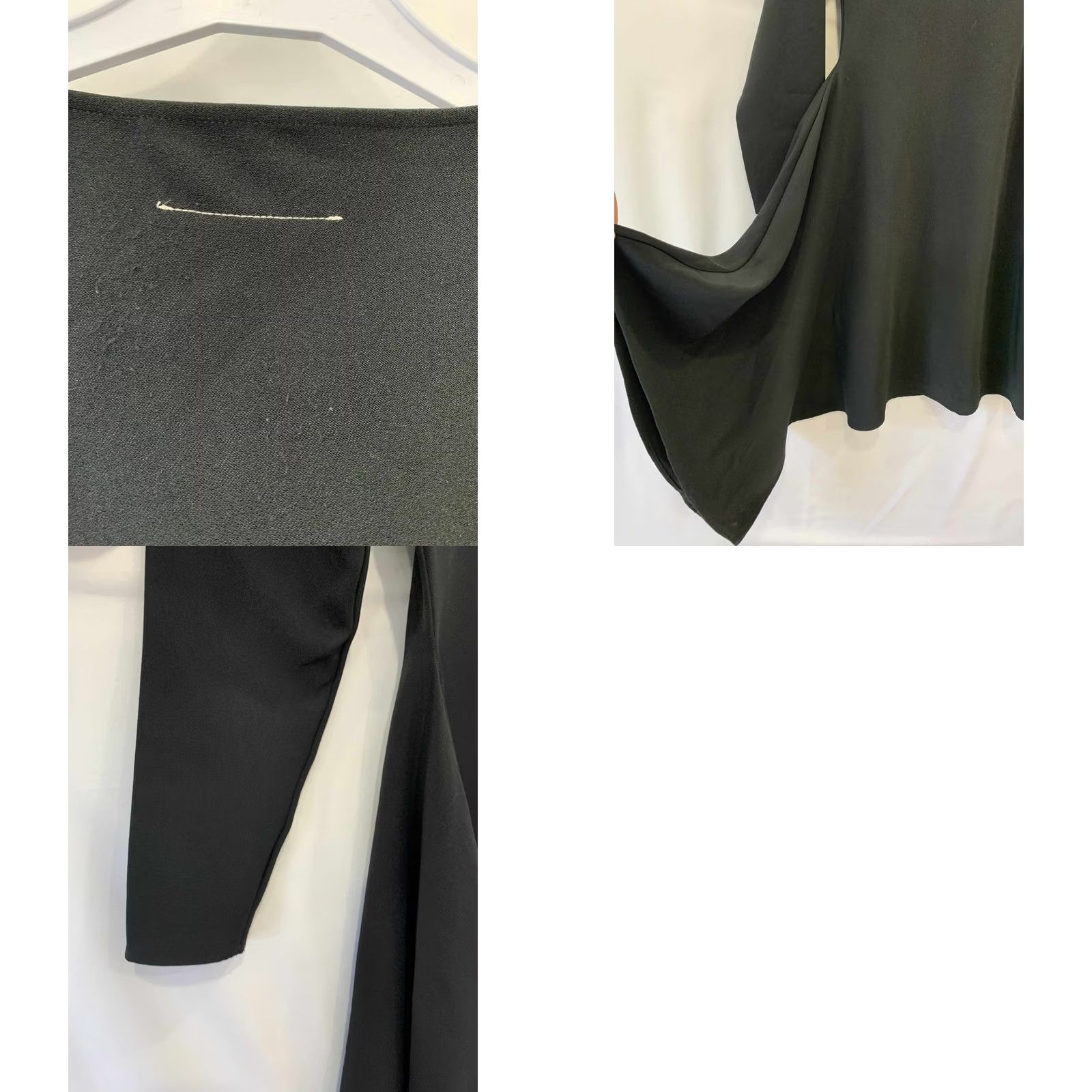 Maison Margiela Maison Margiela MM6 Black Dress Women’s S Asymmetric Hem Midi (Made in Italy) Size S / US 4 / IT 40 - 8 Thumbnail