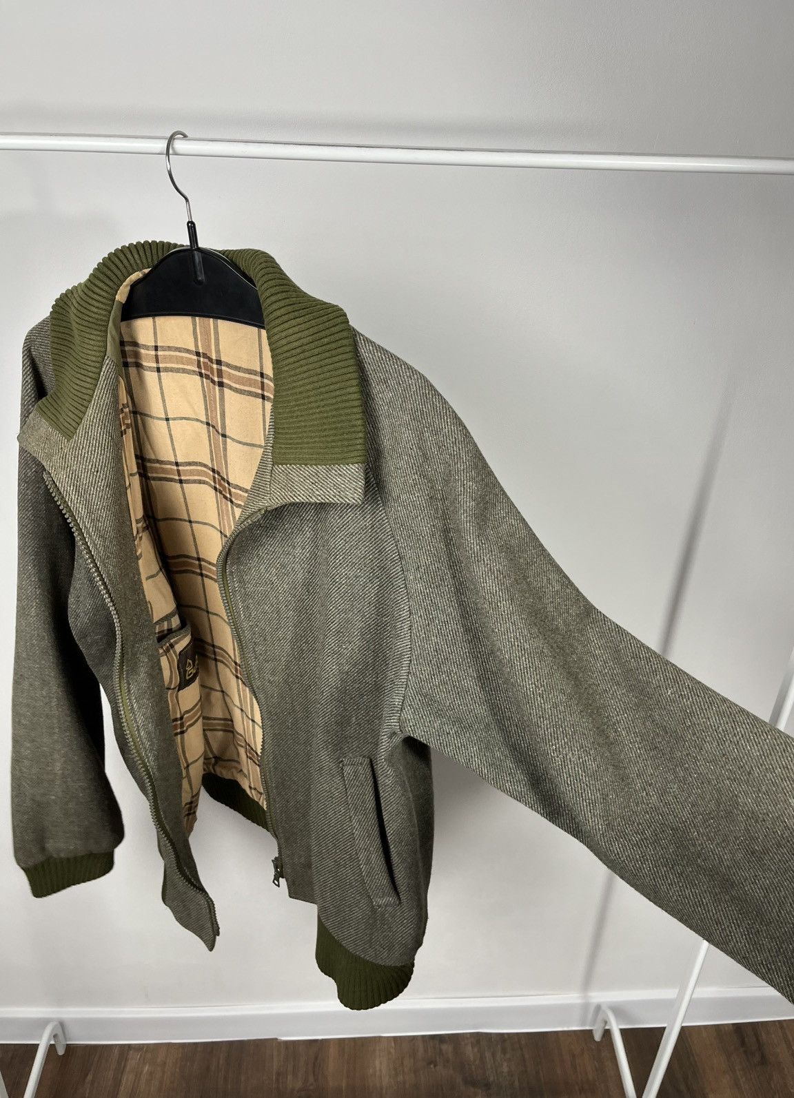 Other Vintage Gurtex Wool Blend Jacket Talon Zip Made England Mens Size US XL / EU 56 / 4 - 11 Thumbnail